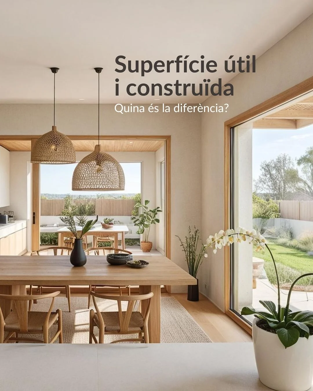 Saps quina difer&egrave;ncia hi ha entre superf&iacute;cie &uacute;til i constru&iuml;da? Descobreix com calcular-les i aix&iacute; planificar millor el teu projecte🏠
&mdash;
&iquest;Sabes cu&aacute;l es la diferencia entre superficie &uacute;til y 