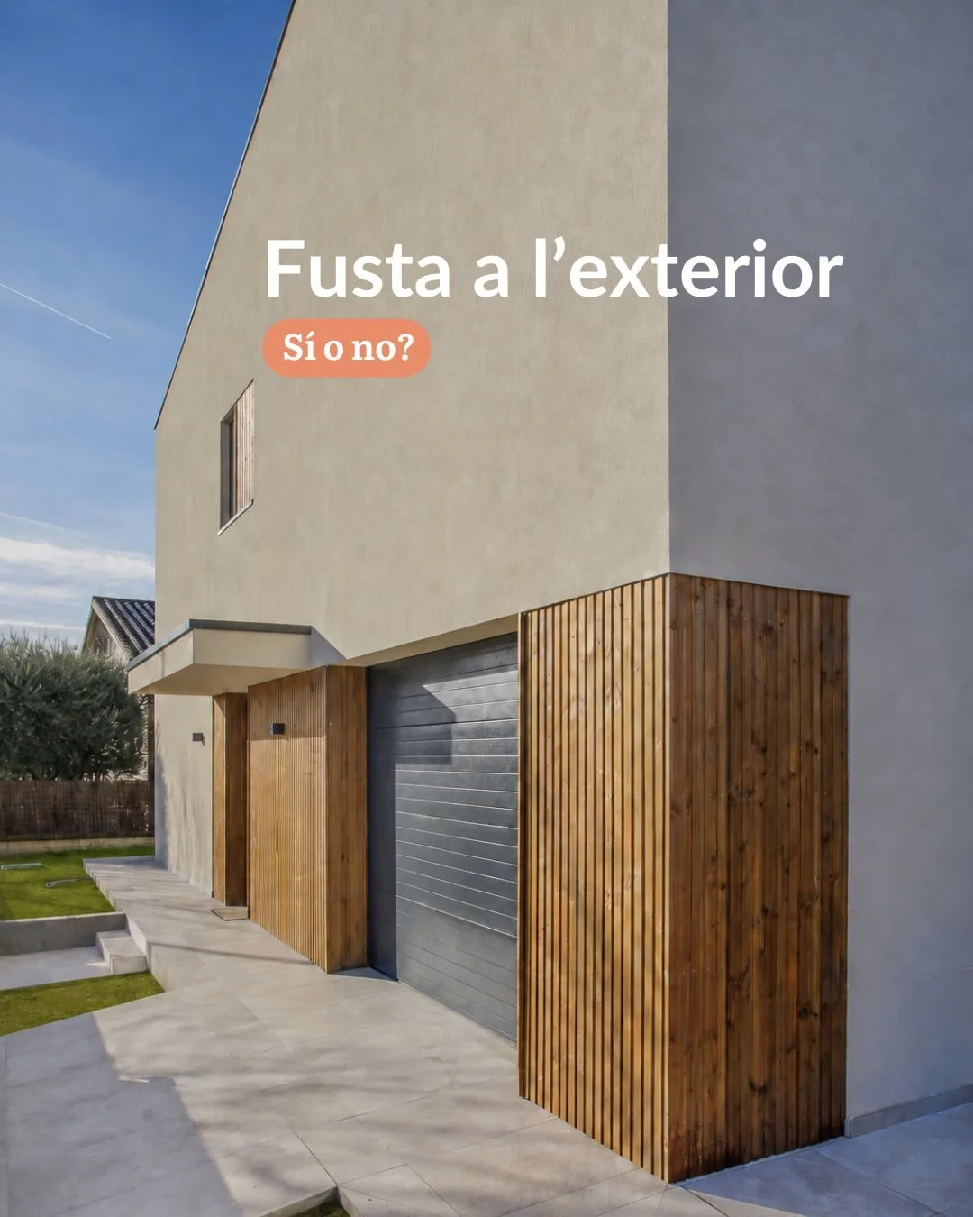 La fusta a l&rsquo;exterior genera dubtes. &Eacute;s normal, &eacute;s un material viu i la seva aparen&ccedil;a canvia amb el temps.
Spoiler: amb el material adequat i un bon disseny, la fusta dura d&egrave;cades i envelleix amb dignitat.
&mdash;
La