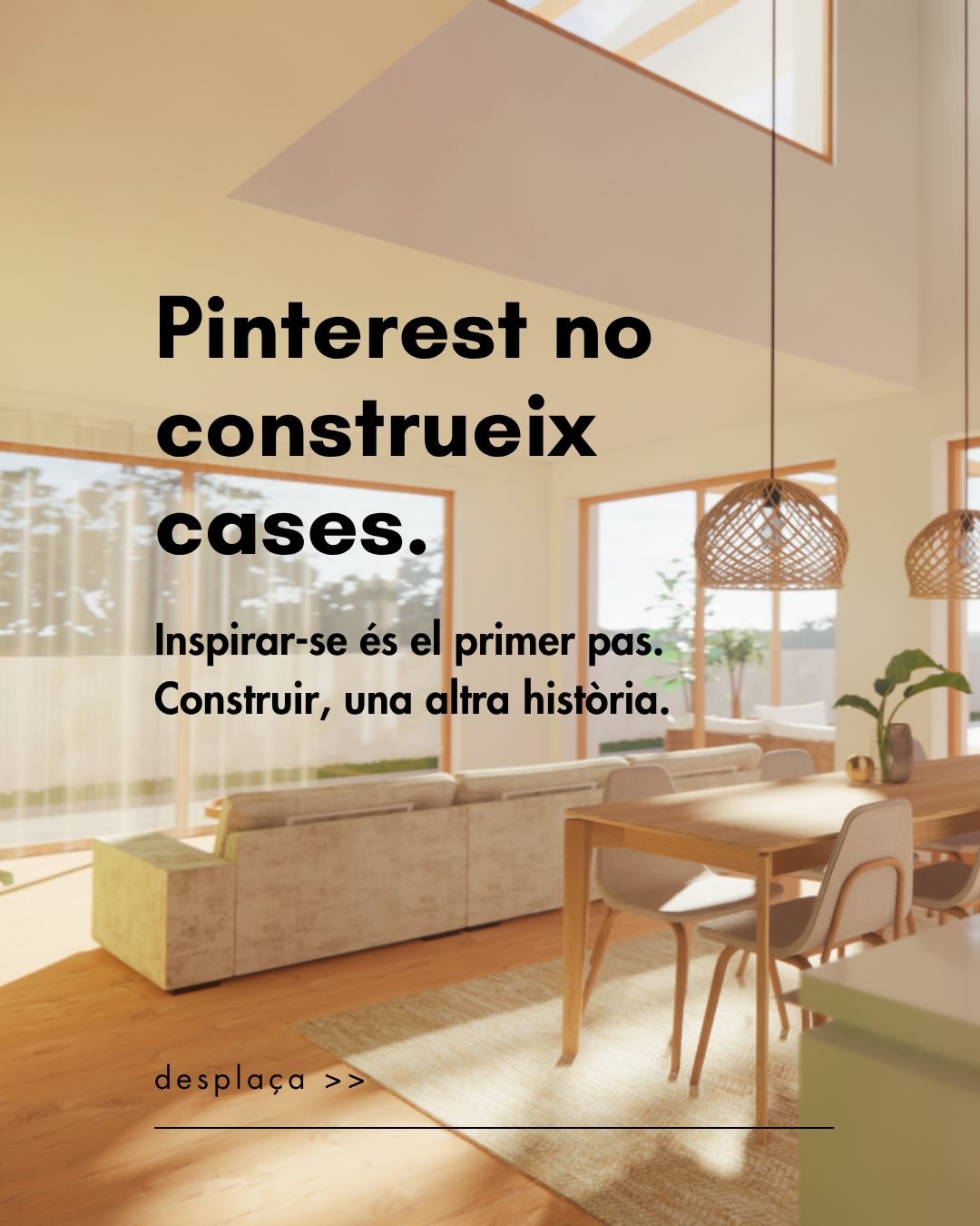 Pinterest &eacute;s una font d&rsquo;inspiraci&oacute; brutal. Per&ograve; una imatge no sap res del teu terreny, del pressupost ni de la normativa del teu municipi. L&rsquo;arquitectura comen&ccedil;a just on acaba la pantalla.
&mdash;
Pinterest es 