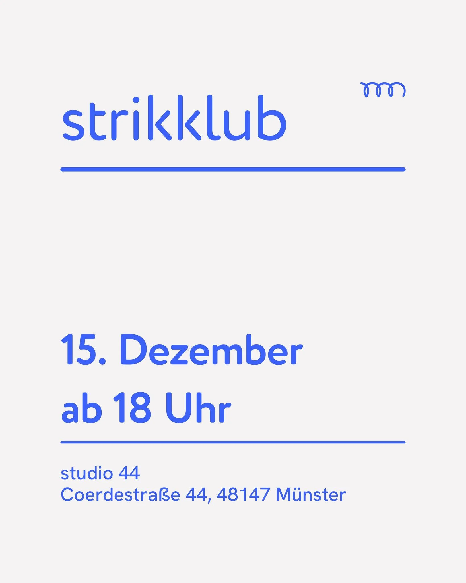 Am 15.12. findet der letzter Strikklub in diesem Jahr statt &ndash; und gleichzeitig schon der 10. Strikklub in dieser Form. Ein kleines, stilles Jubil&auml;um. 🧶✨
Noch einmal zusammen stricken, austauschen, zur Ruhe kommen und das Jahr gemeinsam au