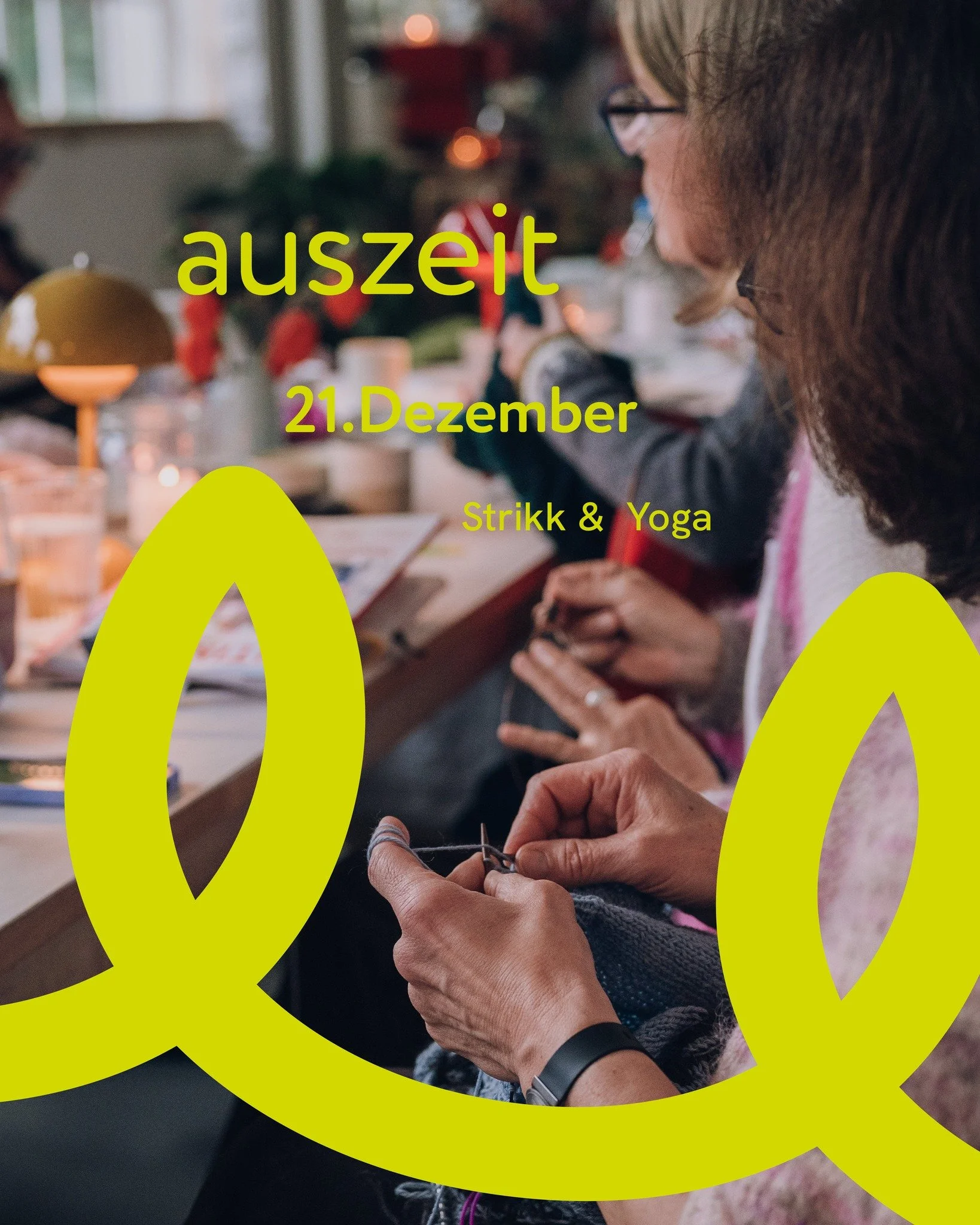 Die letzte Veranstaltung der Stitch Connection  in diesem Jahr - zusammen mit Susi von @in.balance.yoga ✨

Stricken und Yoga.
Bewegung und Stillwerden.
Maschen, Atem, Ankommen.
Ein Nachmittag zum Zur-Ruhe-Kommen, zum Sammeln und zum bewussten Innehal