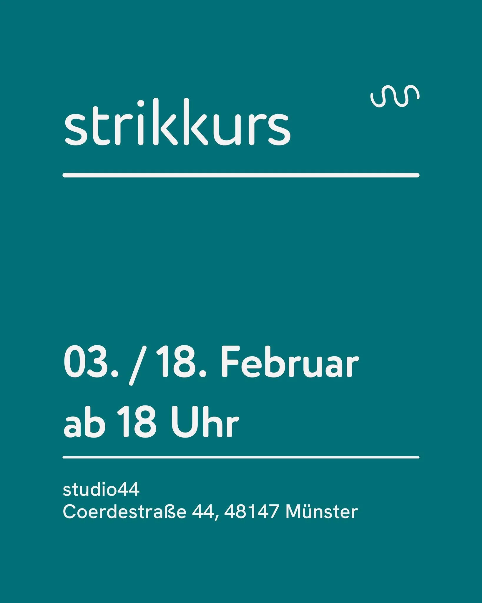 So sch&ouml;n, wie gut die Strikkurse im Januar angenommen wurden &ndash;
f&uuml;r den Februar gibt es neue Termine. 🧶
Wir nehmen uns Zeit f&uuml;r Maschen, Fragen, Austausch und das gemeinsame Weiterstricken in ruhiger Atmosph&auml;re.
Du bist herz
