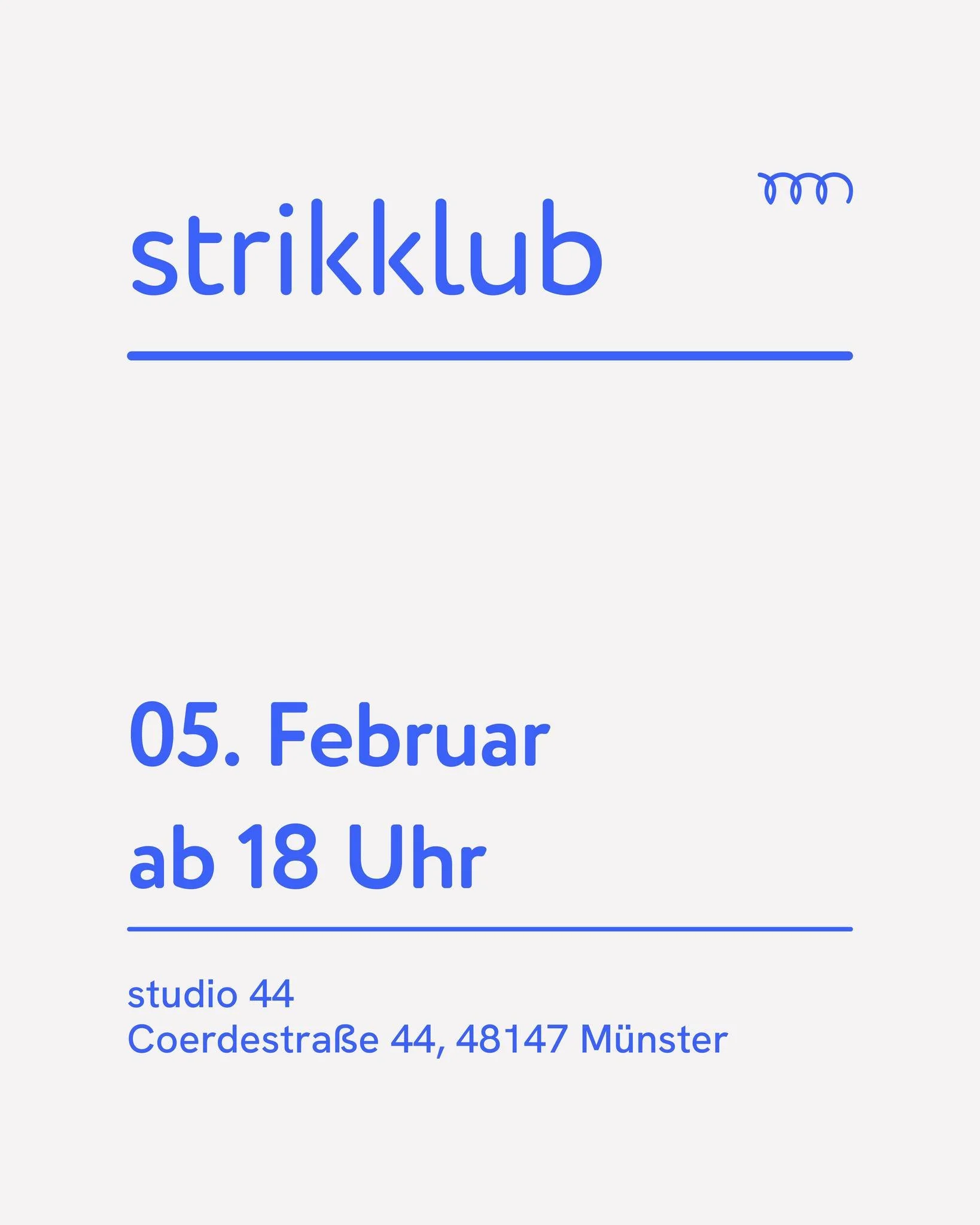 Der Strikklub geht in die n&auml;chste Runde.
Ein Abend f&uuml;r Wolle, Gespr&auml;che und gemeinsames Arbeiten &ndash; ohne Druck, ohne Eile.

Ich freue mich auf einen weiteren Abend mit vielen verschiedenen Projekten, ruhigen Momenten und dem gemei