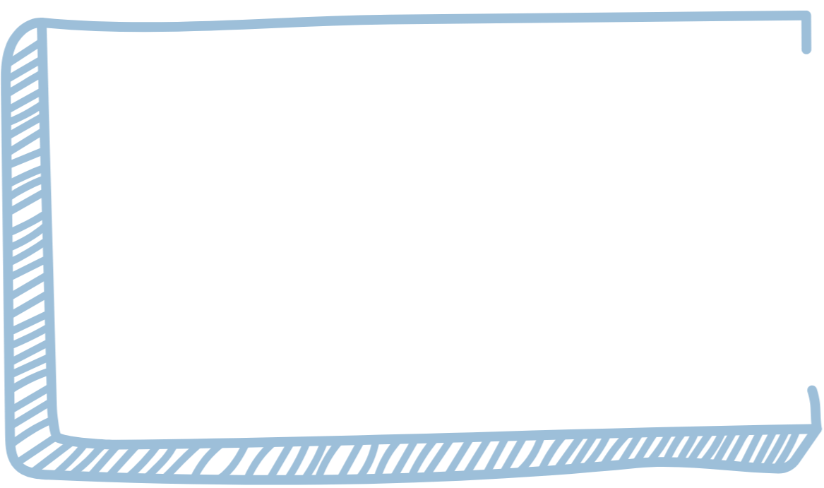 A drawing of a chalkboard with space for writing.