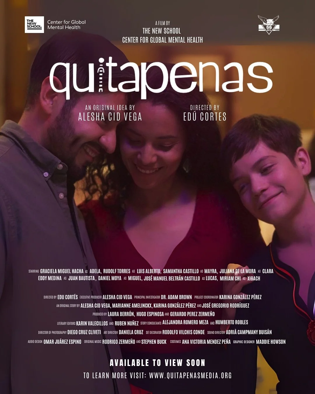 Storytelling for Healing. Strategies for Hope.💜
Contando historias para sanar. Estrategias de esperanza.💜
In honor of World Mental Health Day, we are proud to launch Quitapenas ©, a telenovela-inspired film adaptation of scalable, evidence-ba