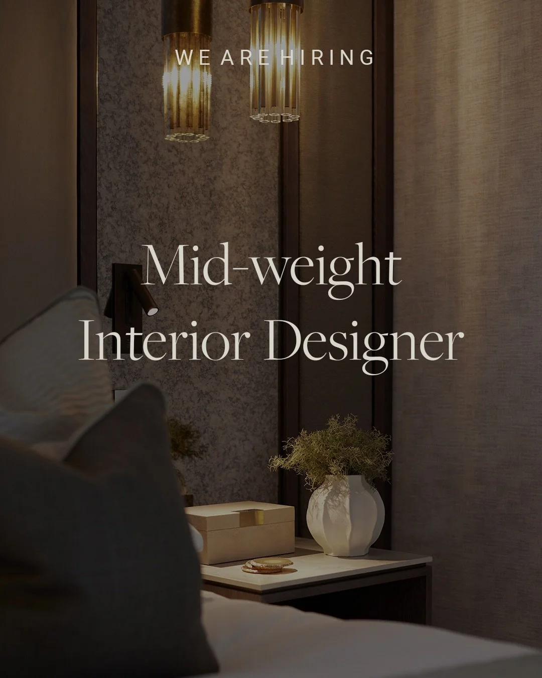 We&rsquo;re expanding our team and are looking for a Mid-weight Interior Designer. ✨

Swipe through for more details about the role and how to apply!
Applications are open until Friday 27th February.

#interiordesign #interiorstyling #interiors #luxu