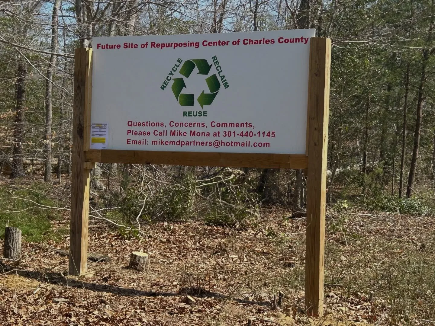 We are pleased to announce a planned expansion of our mulching operations with the addition of a new Repurposing Facility. 

This facility will support concrete and soil reclamation, advancing our goal of becoming a 100% natural resource recycling op