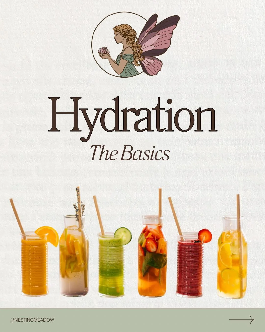 💧 Hydration is one of the key pillars of health and wellness &mdash; but did you know water alone isn&rsquo;t always enough?

💙 The Nesting Meadow&rsquo;s blends are packed with mineral-rich, nutritive herbs to help your body absorb and retain wate
