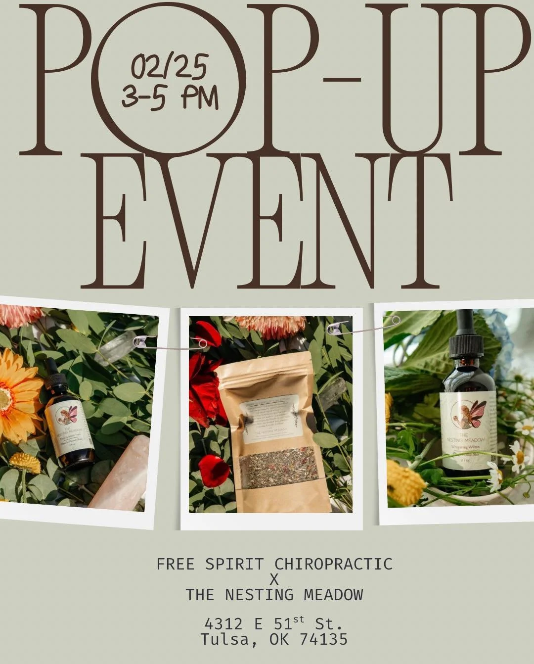 I&rsquo;ll be hanging out at Free Spirit on Wednesday the 25th to showcase my full product line 🌿 

There will be discounts, bundles, and more! 🌸

Come stop by and check it out &mdash; all are welcome, even if you&rsquo;re not a patient at FSC 🤍

