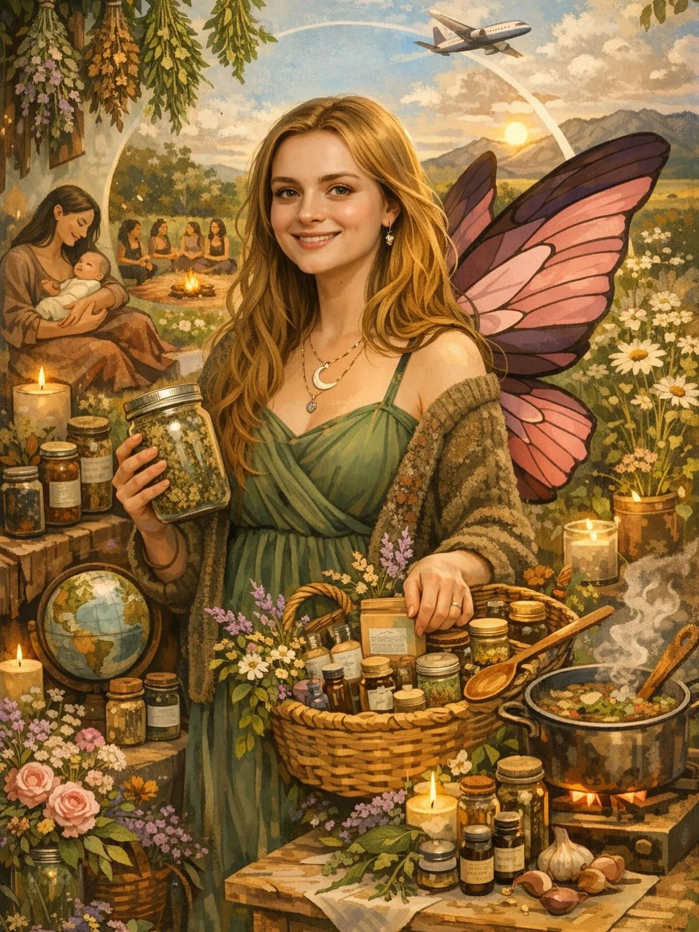 For those of you who are new here: Hi, I&rsquo;m Isabel, owner of The Nesting Meadow. I thought I&rsquo;d use this fun AI trend to reintroduce myself. 🌿

I&rsquo;m a holistic birth &amp; postpartum doula specializing in physiologic birth &amp; tradi