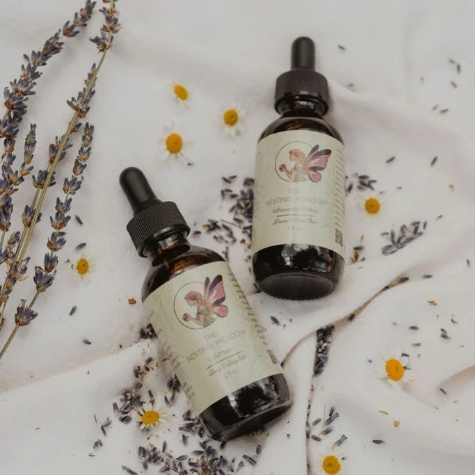 ✨New Bundle Alert! ✨Introducing the Sleep Bundle!

This bundle includes:
🔮 Whispering Willow Tincture &mdash; Promotes deep, restorative sleep while enhancing dreams and connection to the spirit world. 

🌙 Lullamoon Baby &amp; Body Oil &mdash; A ge