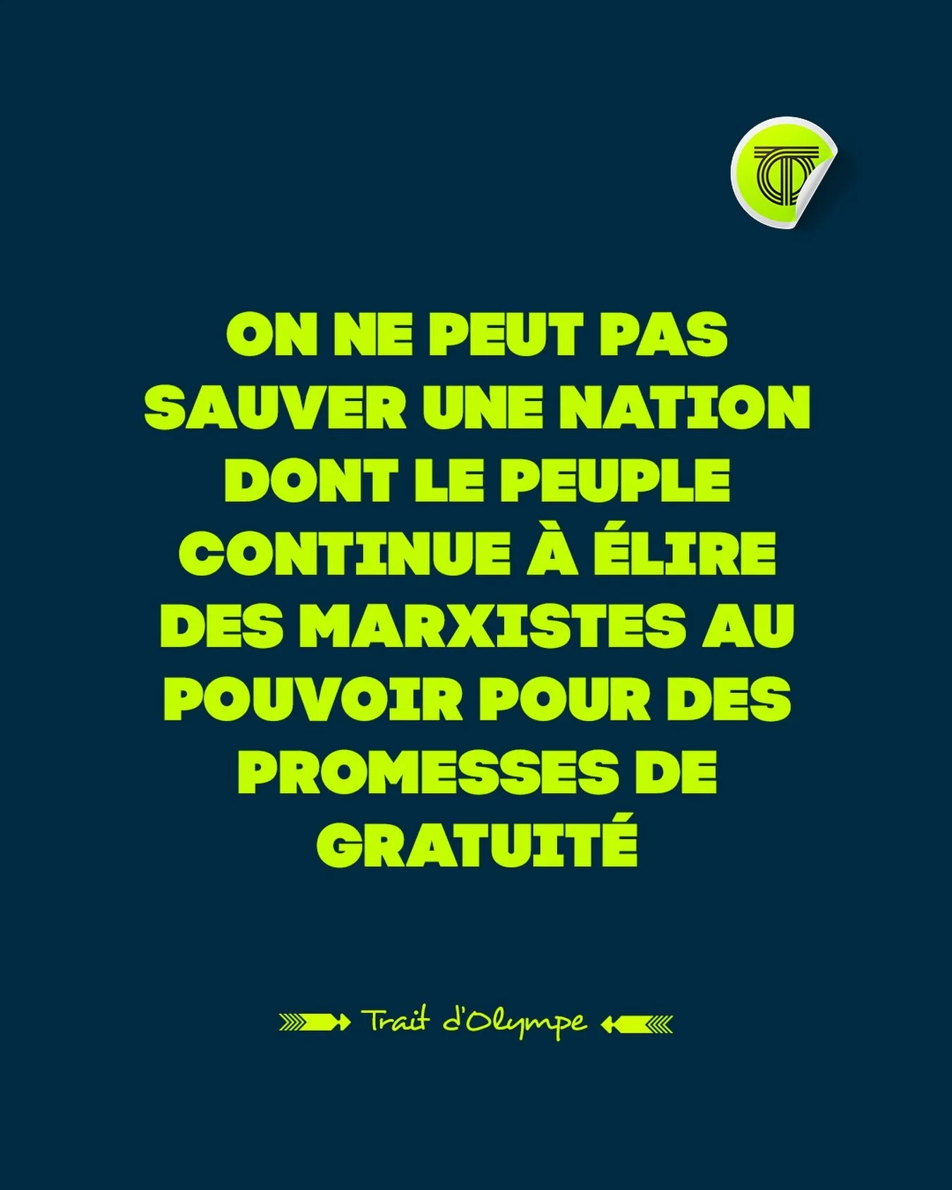 L&rsquo;Europe est bient&ocirc;t finie. Elle est finie parce qu&rsquo;une nation qui m&eacute;prise le productif se suicide lentement. On taxe, on culpabilise, on r&eacute;glemente. R&eacute;sultat : les cr&eacute;ateurs, les entrepreneurs, les trava