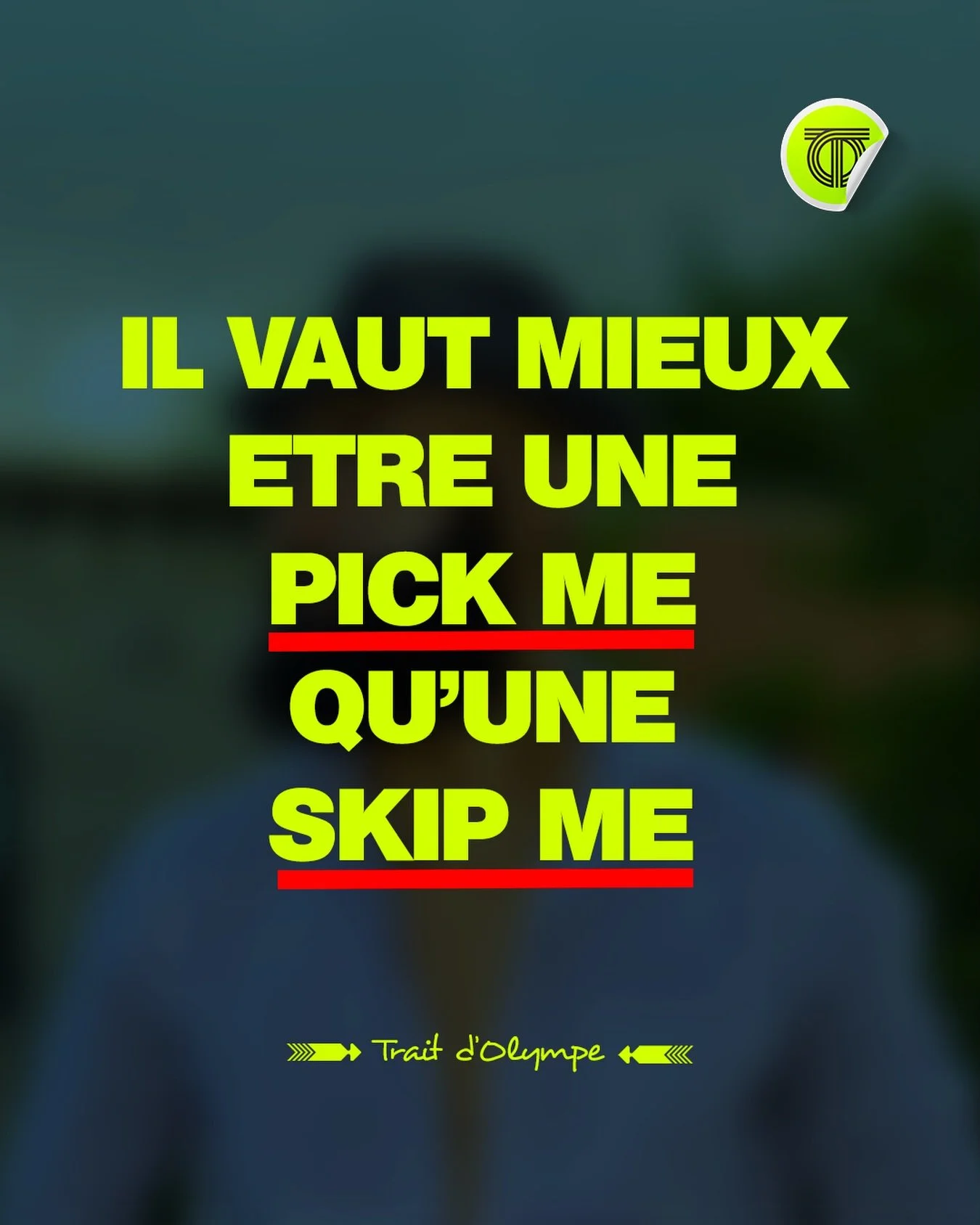 &Ecirc;tre une &ldquo;Pick Me&rdquo;, c&rsquo;est simplement &ecirc;tre r&eacute;compens&eacute;e d&rsquo;apporter de la paix, de la valeur, de l&rsquo;&eacute;nergie positive et du respect aux hommes. M&eacute;priser l&rsquo;effort de plaire, puis s