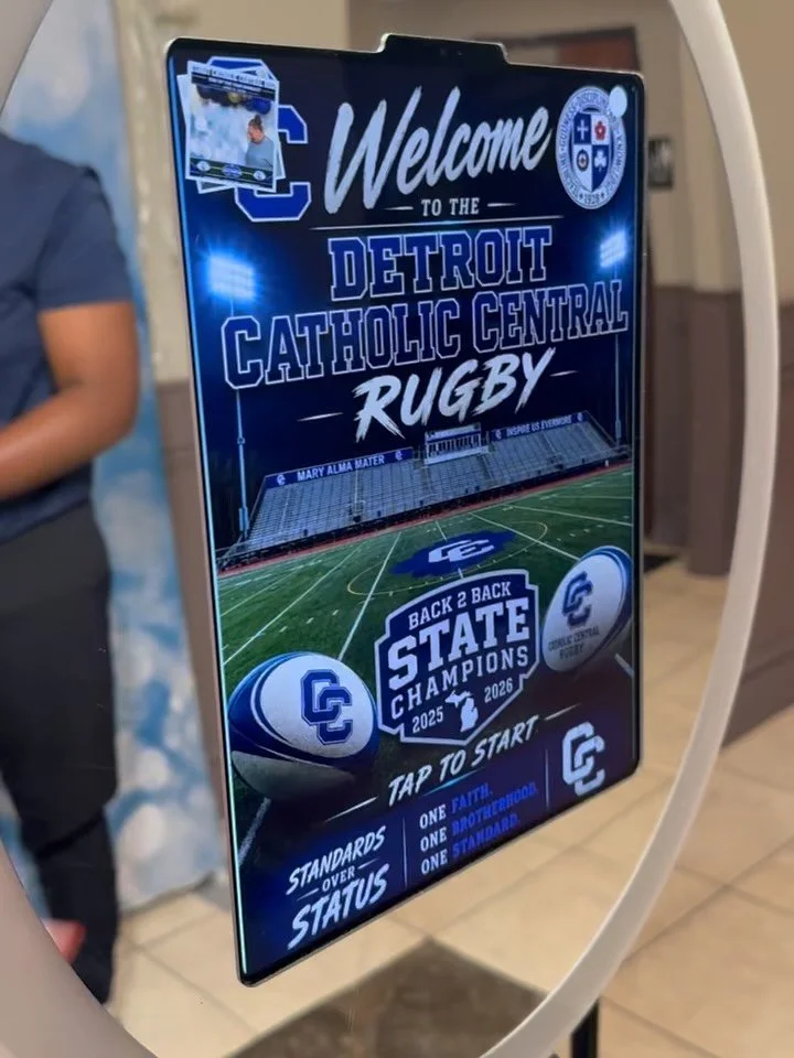 Back-to-back state champs and a Photo Booth to commemorate the celebration🏆🏉

The Photo Booth was busy all night as the Detroit Catholic Central Rugby family celebrated an incredible season, an end-of-year banquet, and back-to-back state championsh