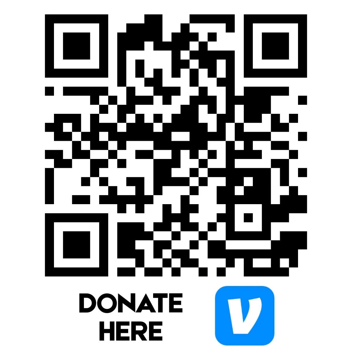 QR Code for Walking Tall Venmo Link