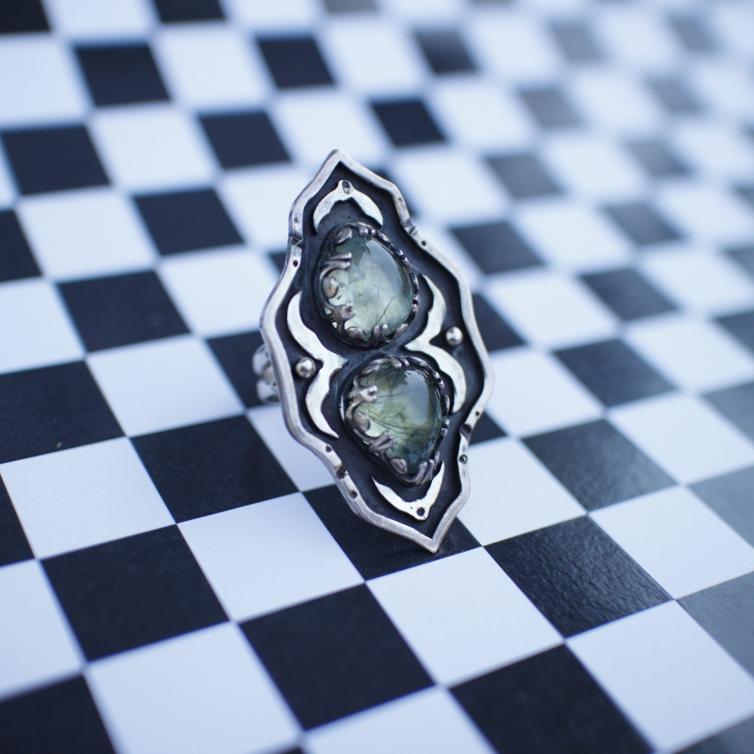 Double Prehnite Ring