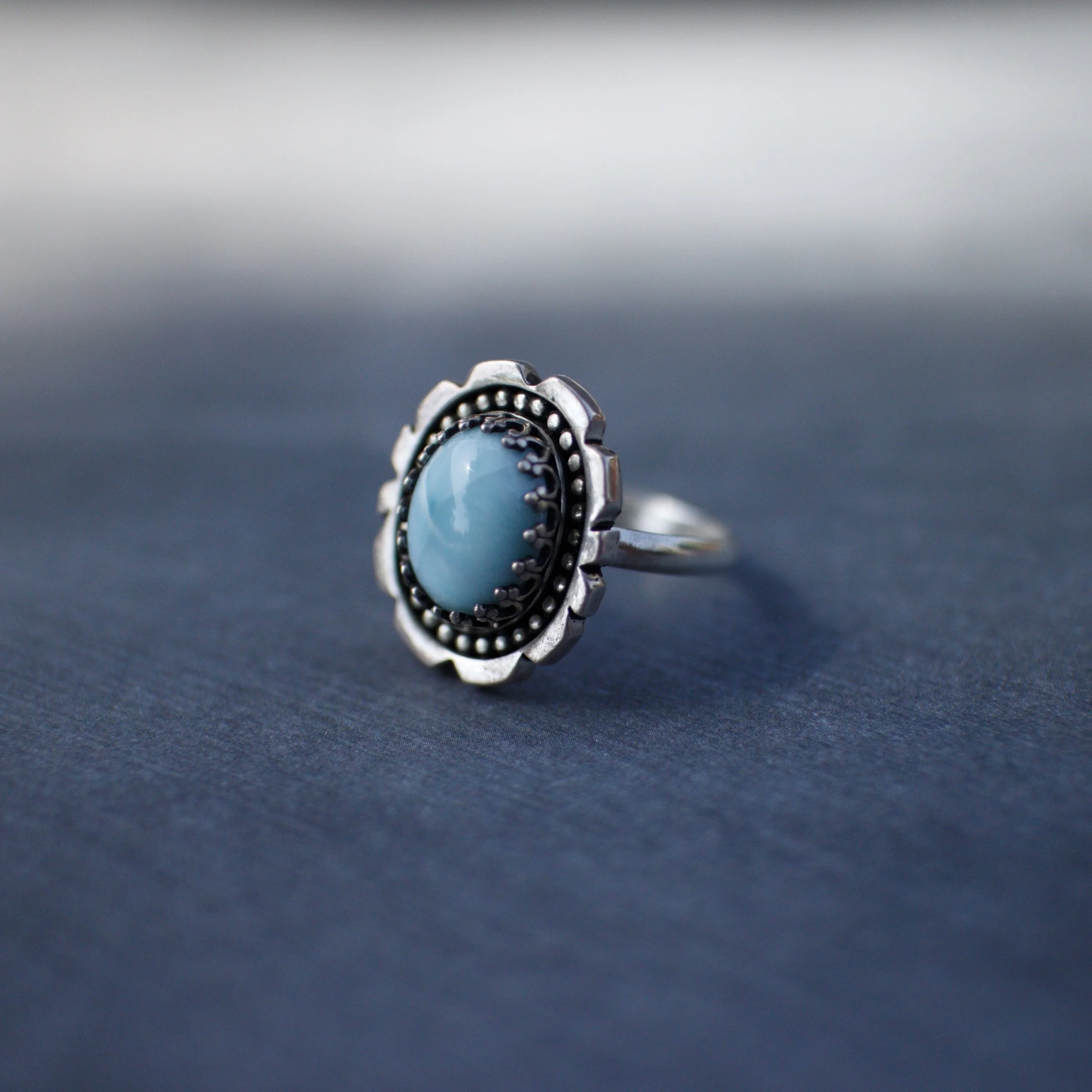 Larimar Ring