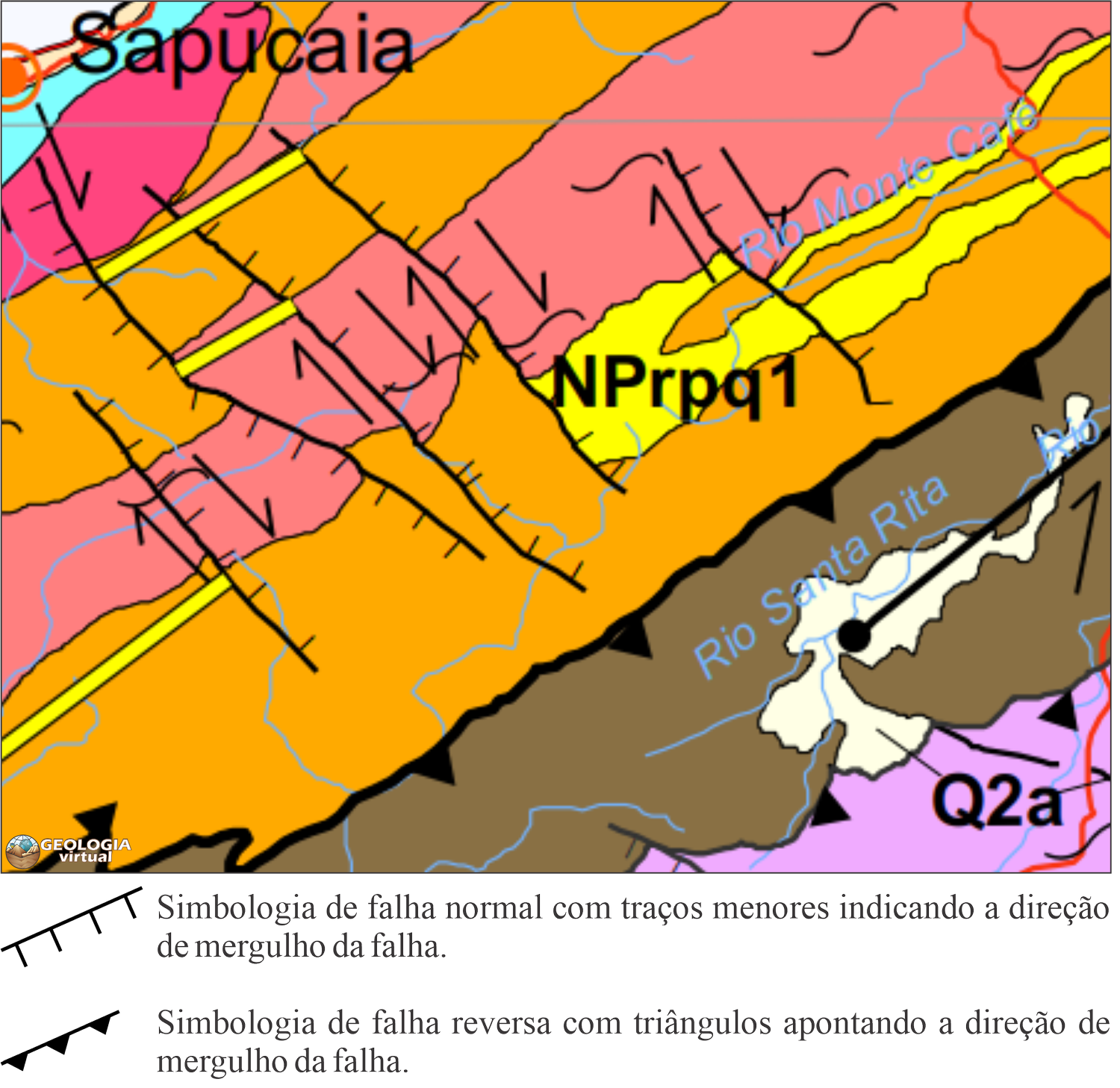 Falhas — Geologia Virtual
