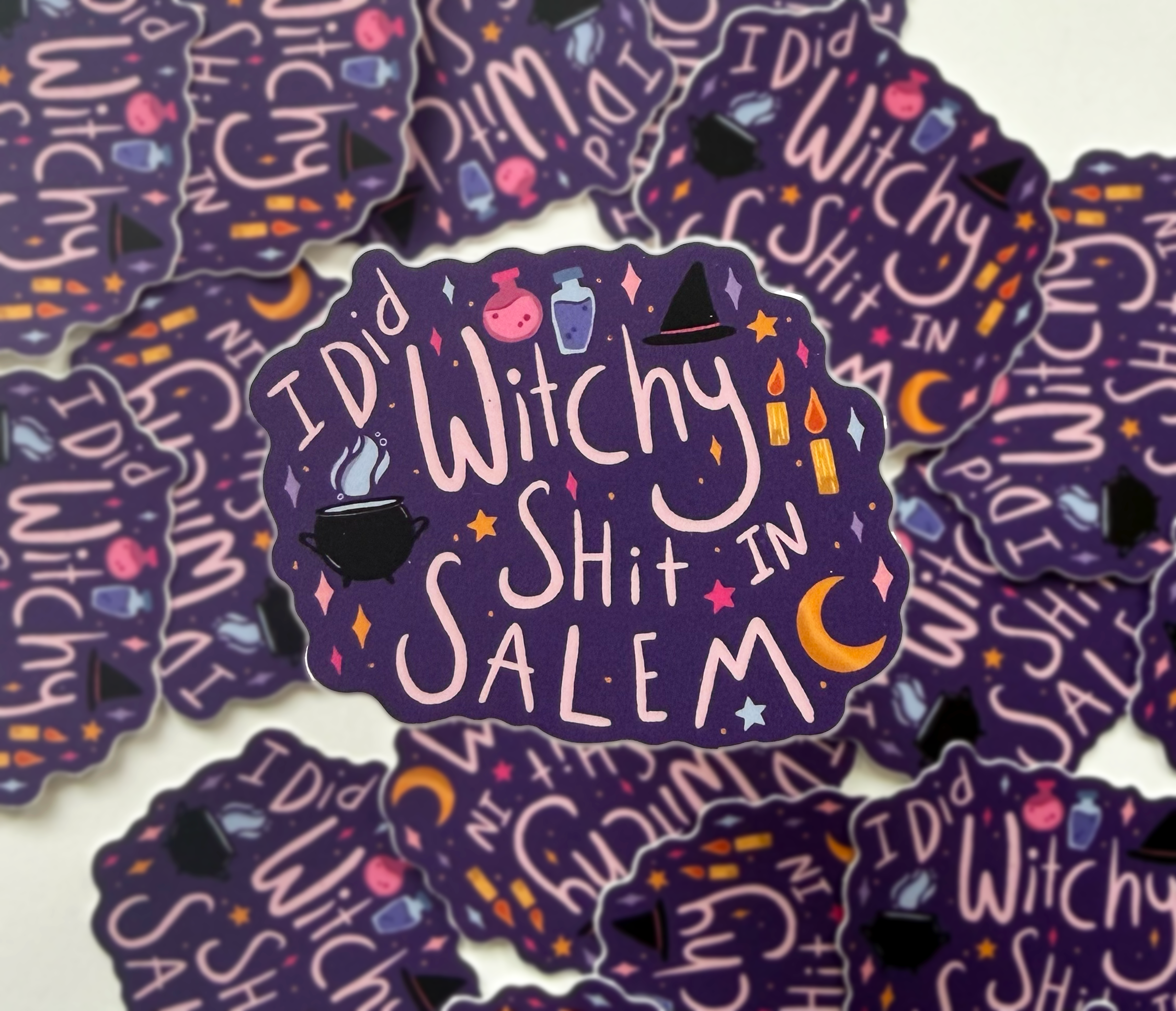 Did Witchy Shit in Salem Sticker