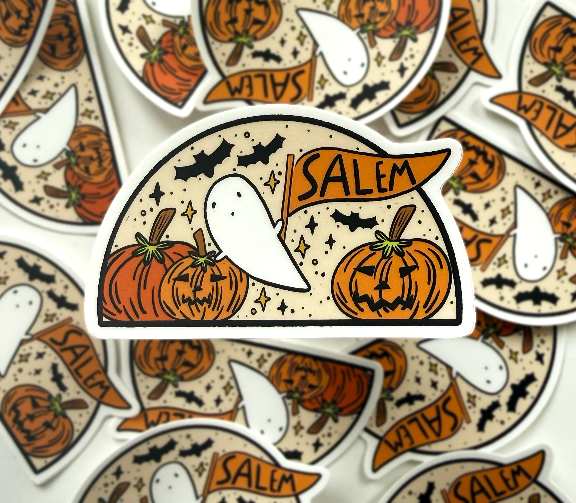 Salem Banner Sticker