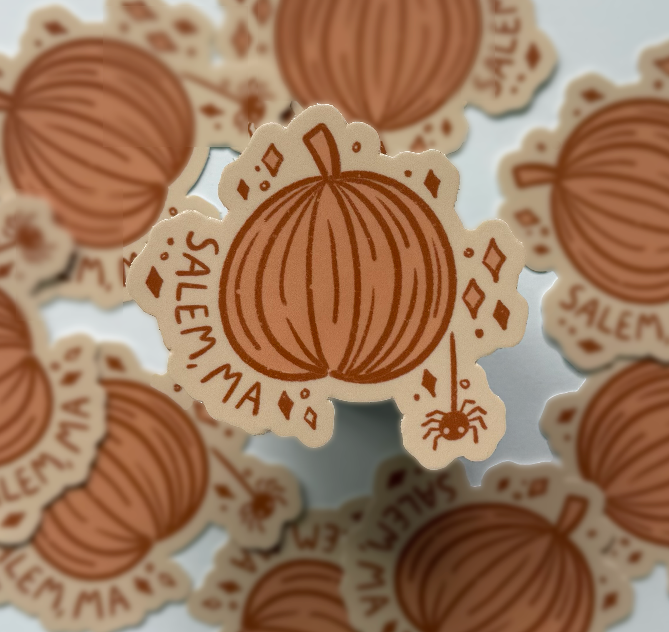 Salem Pumpkin Sticker