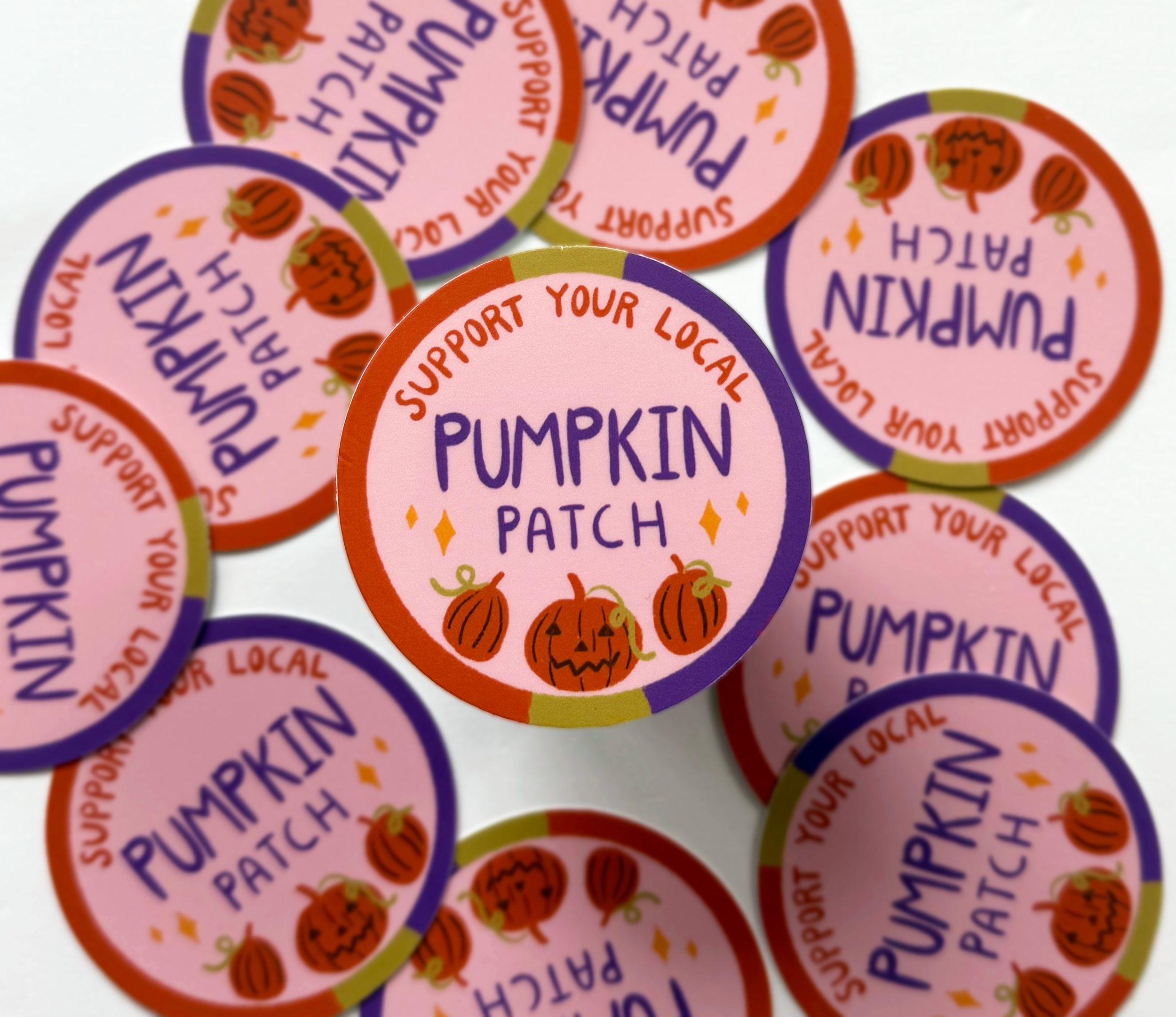 Support Your Local Pumpkin Patch Sticker