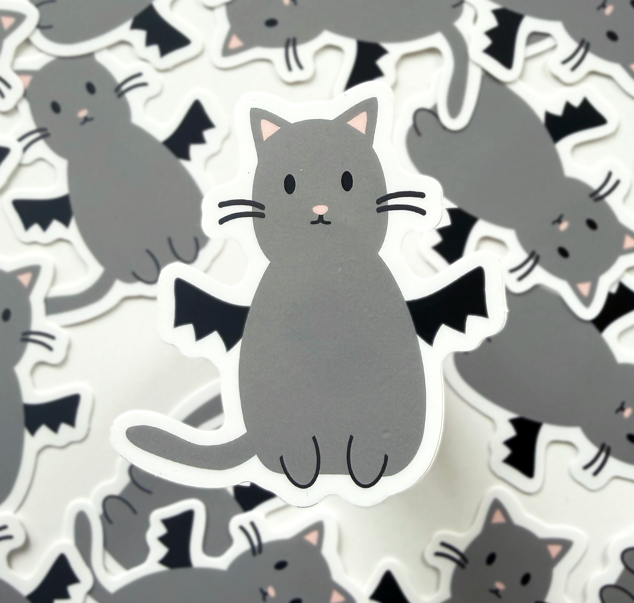 Cat Bat Sticker