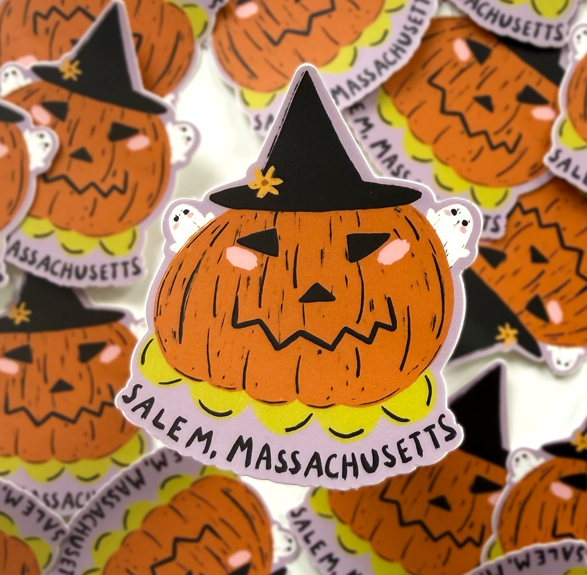Salem Grand Pumpkin Sticker