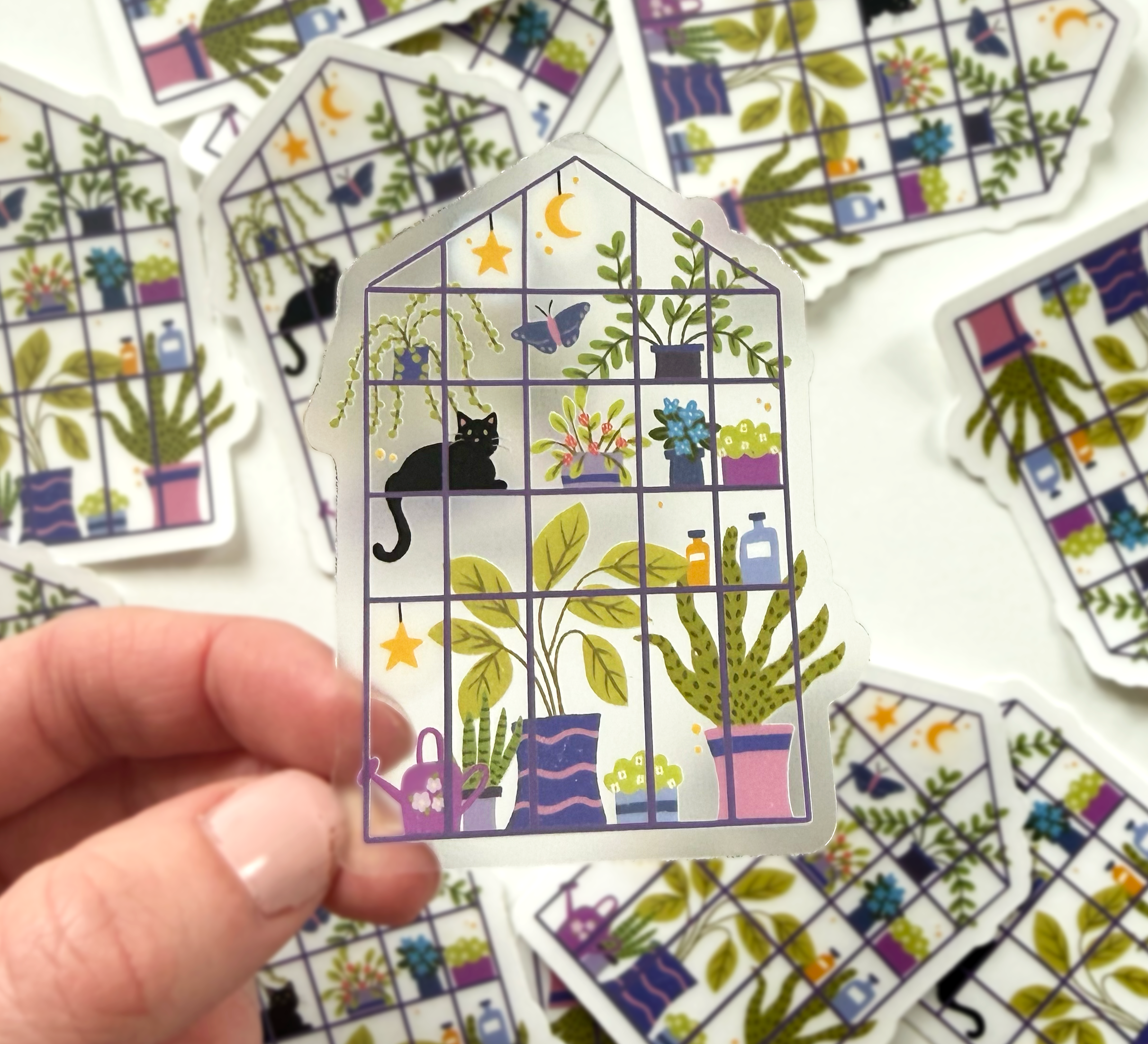 Witchy Greenhouse Sticker