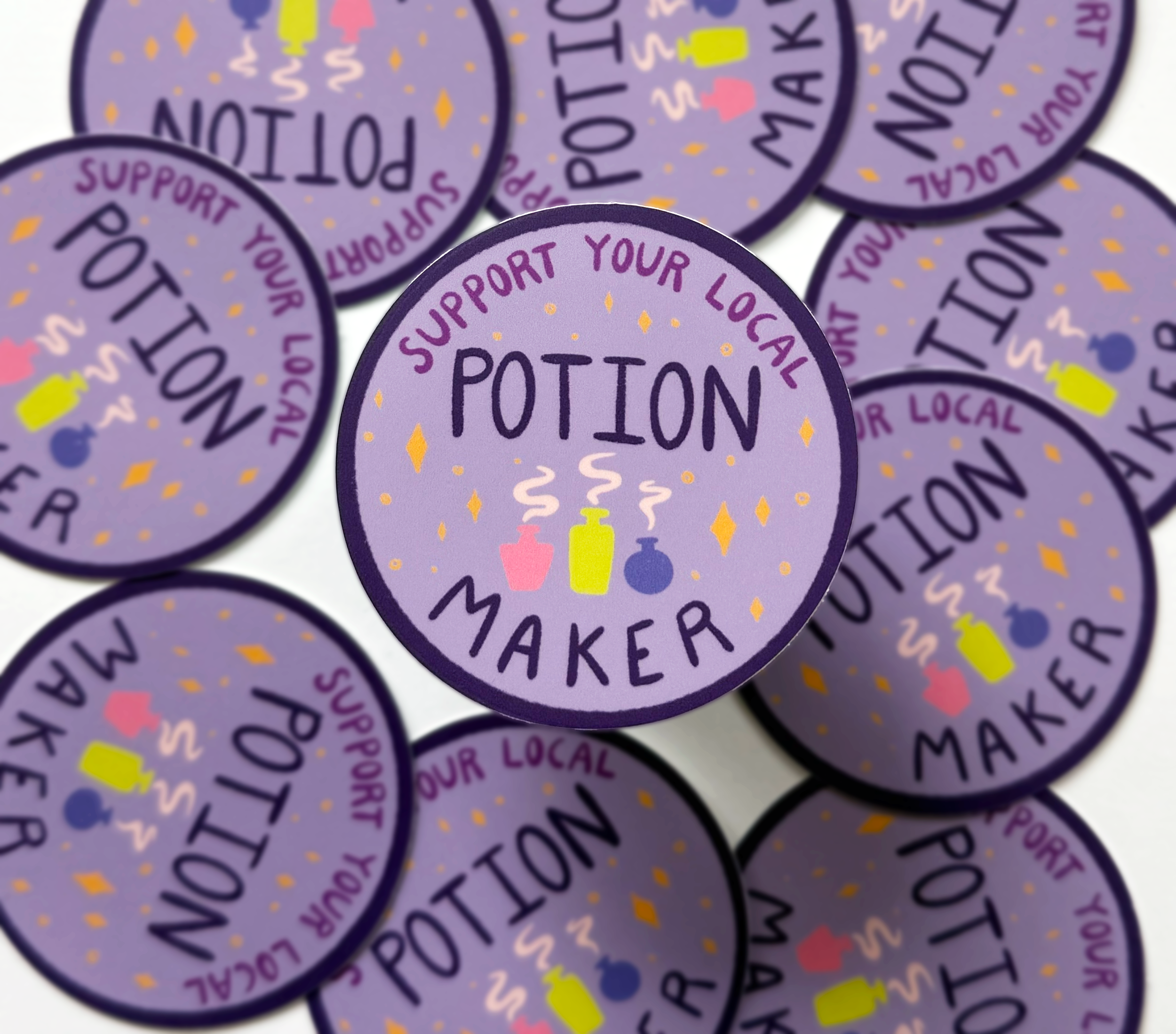 Support Your Local Potion Maker Sticker
