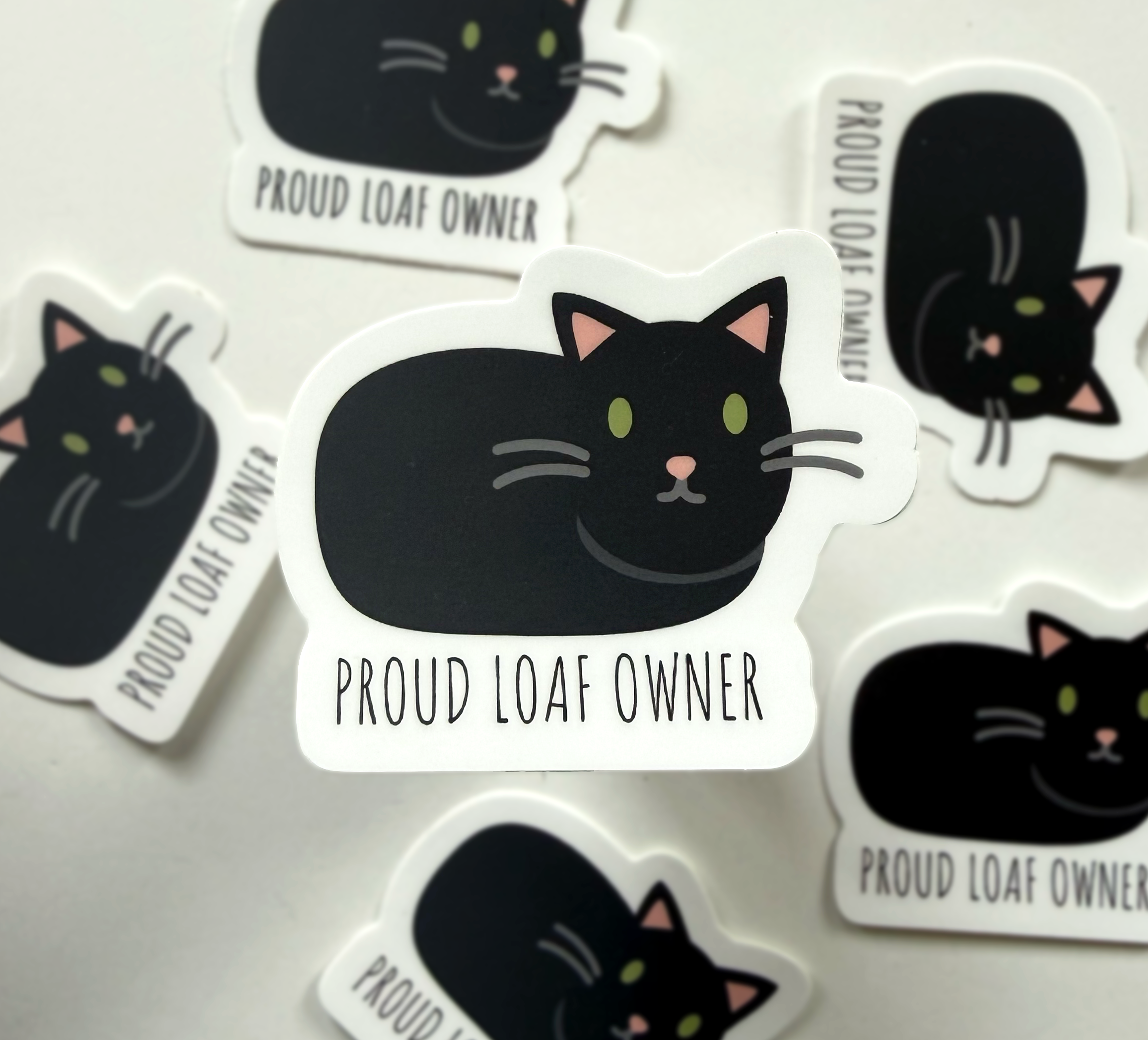 Black Proud Loaf Owner Sticker