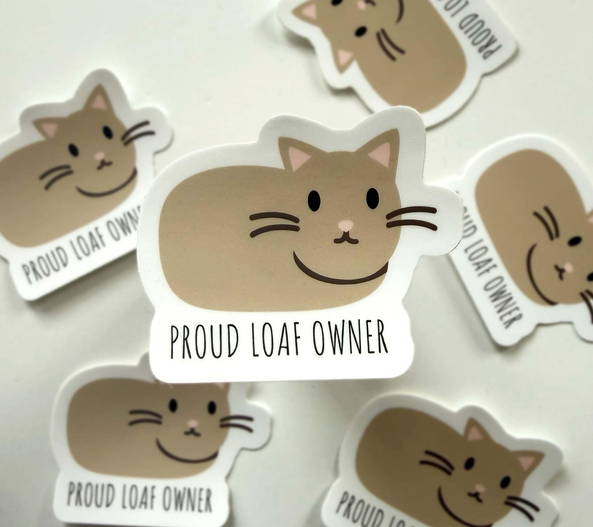 Brown Proud Loaf Owner Sticker