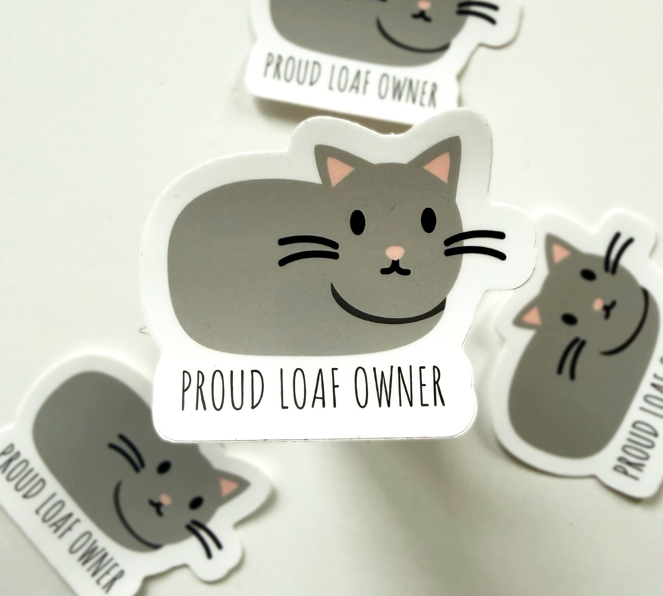 Gray Proud Loaf Owner Sticker
