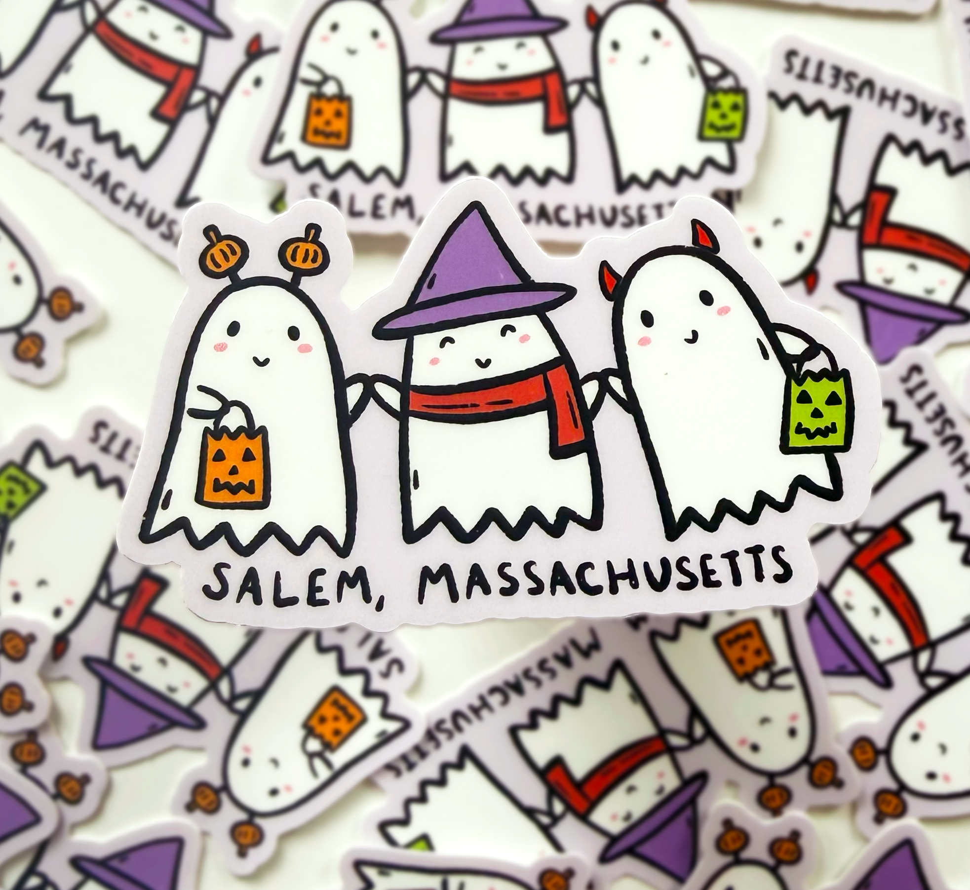 Salem with Friends Sticker
