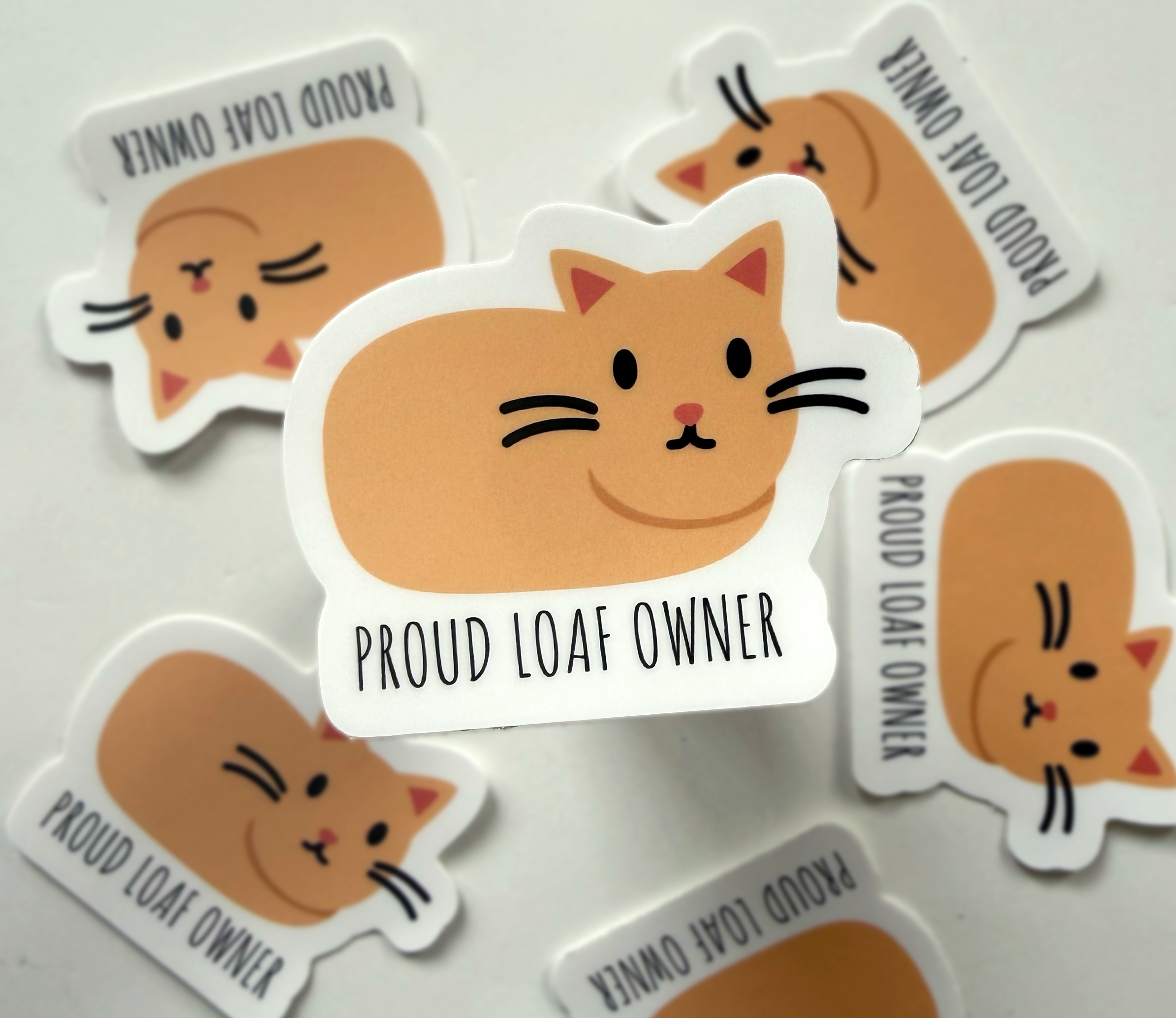 Orange Proud Loaf Owner Sticker