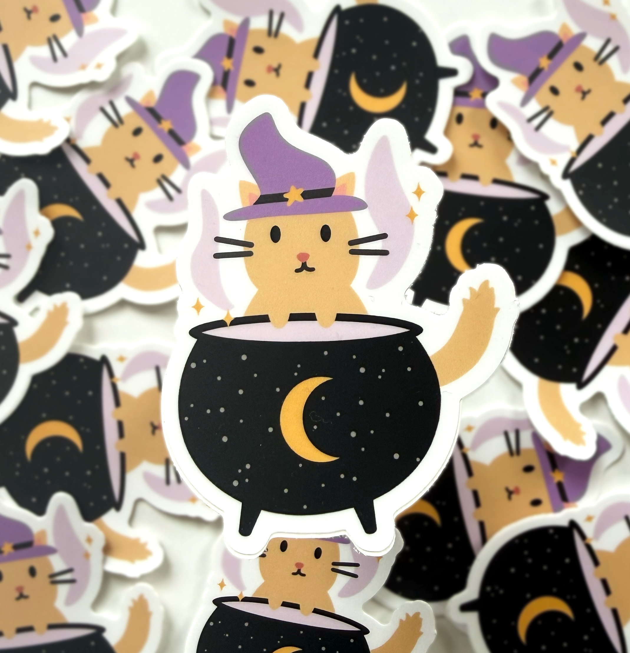 Witch Cat Sticker