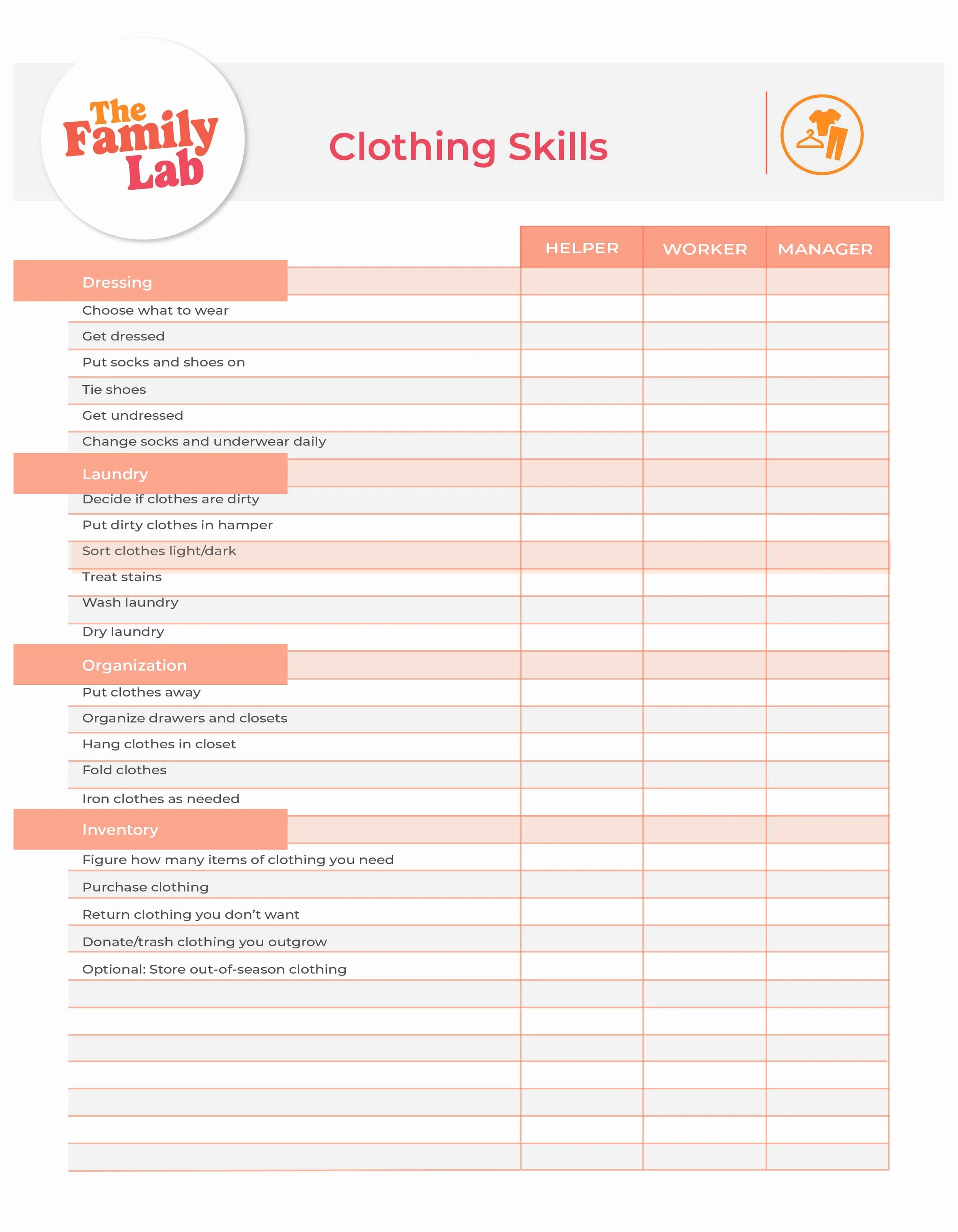 Self Reliance Checklist_Clothing Skills.jpg