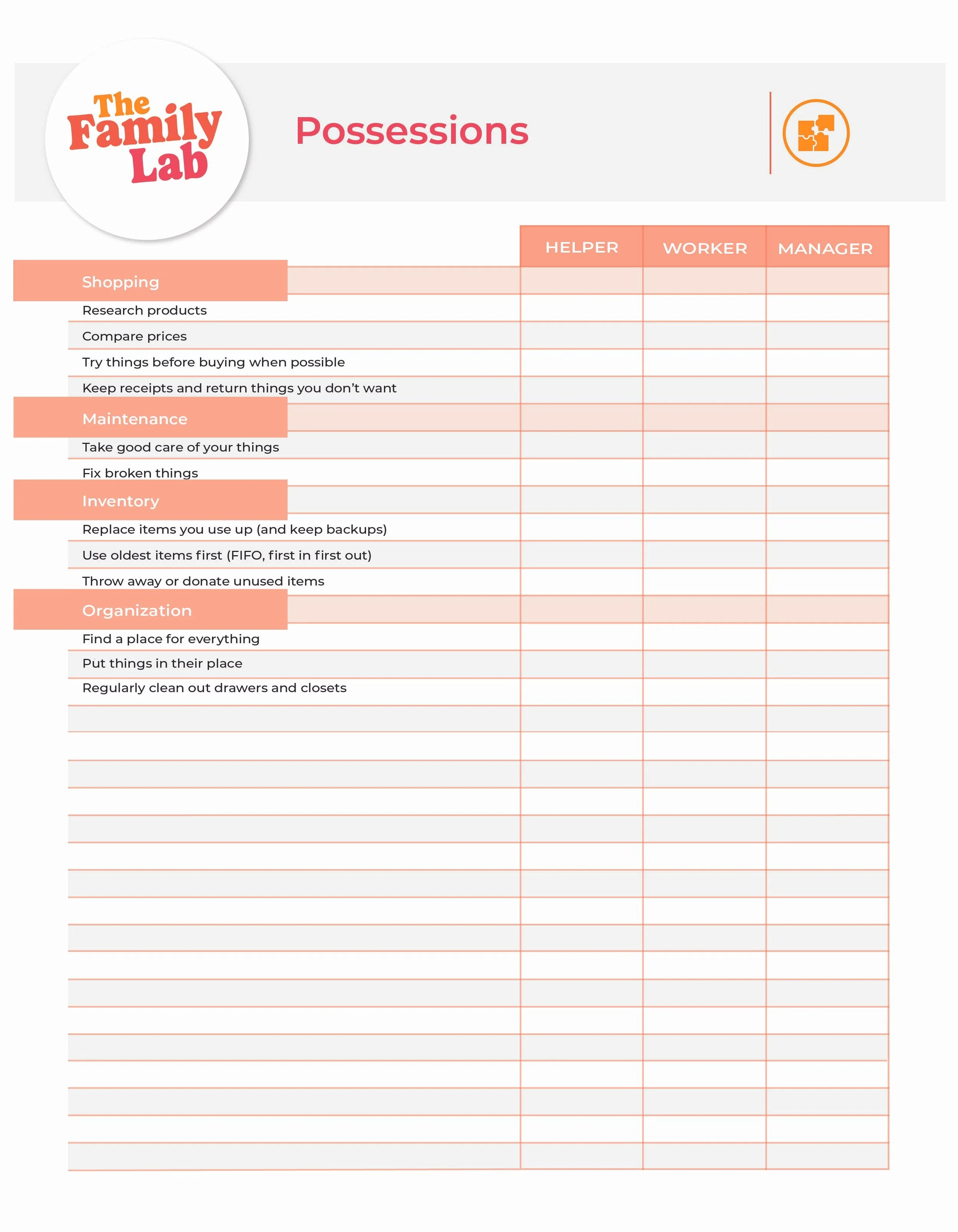Self Reliance Checklist_Possessions.jpg