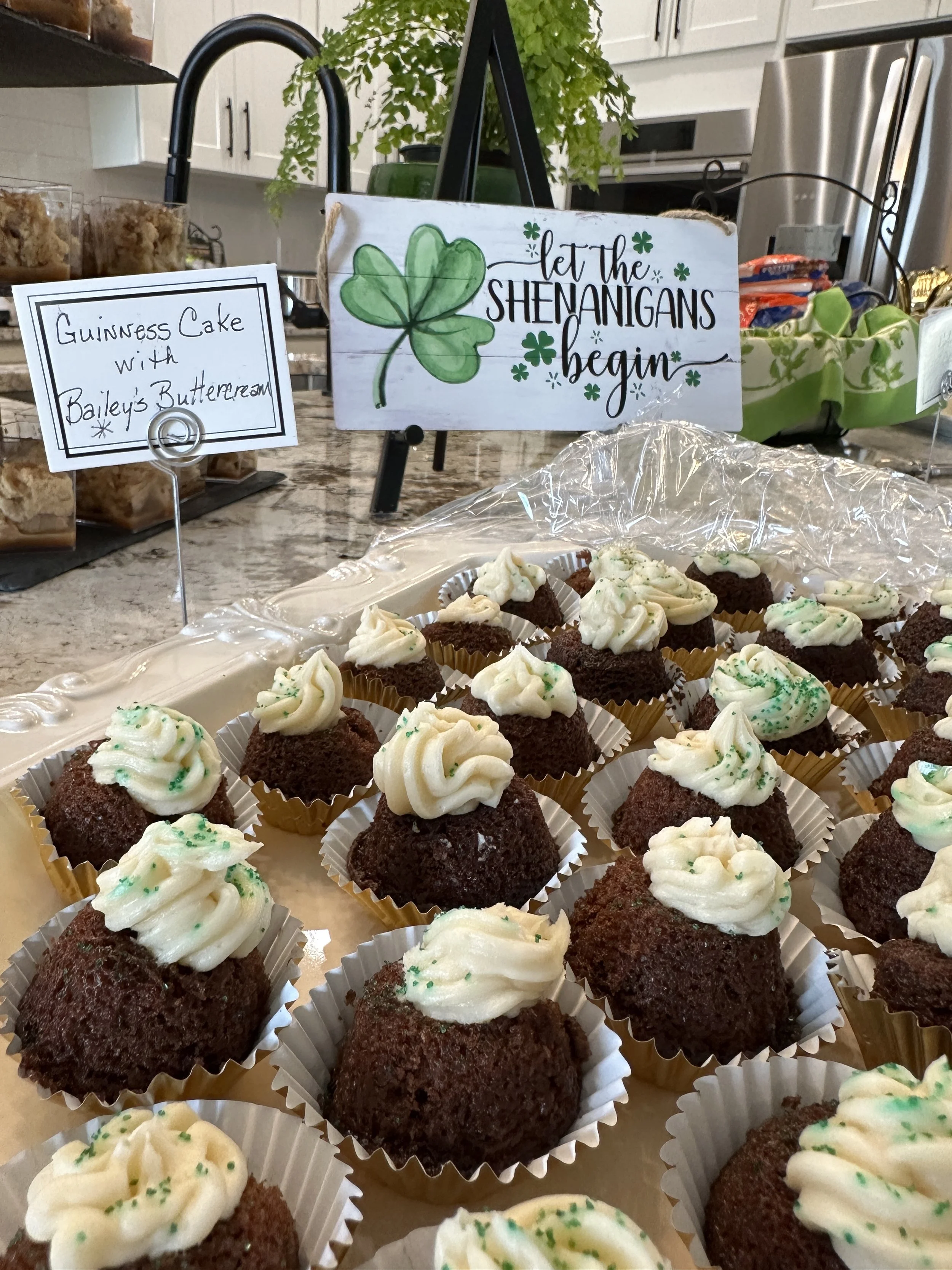 Guiness Cake with Bailey's Buttercream