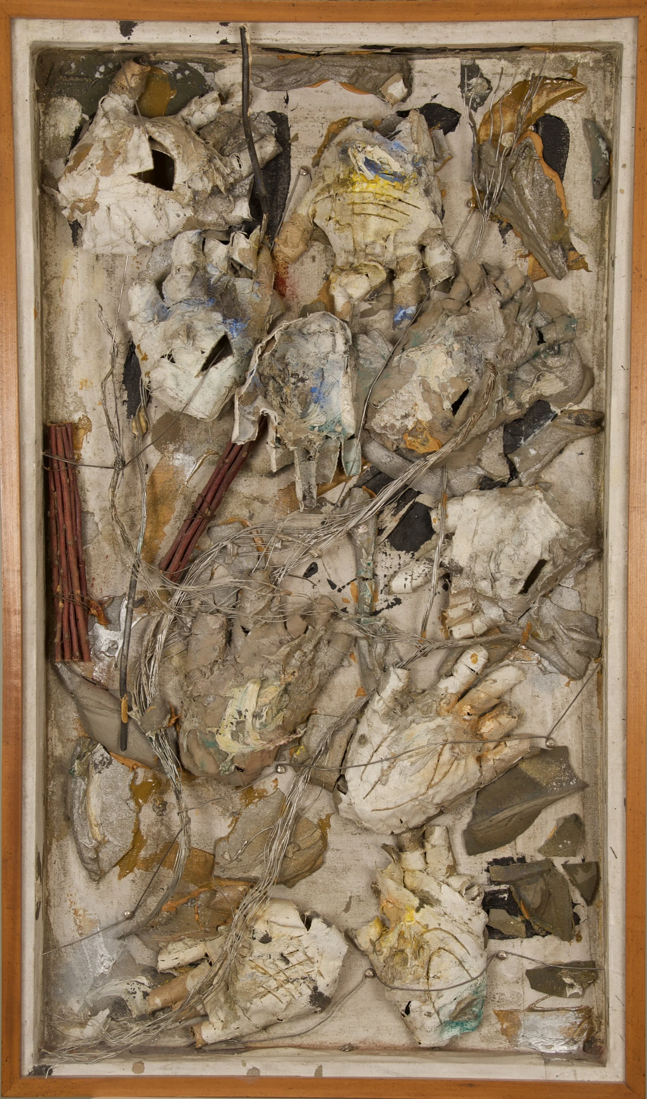 'A Hand ...Please'  · Mixed Media · 42 x 25 x 6"
· 1995