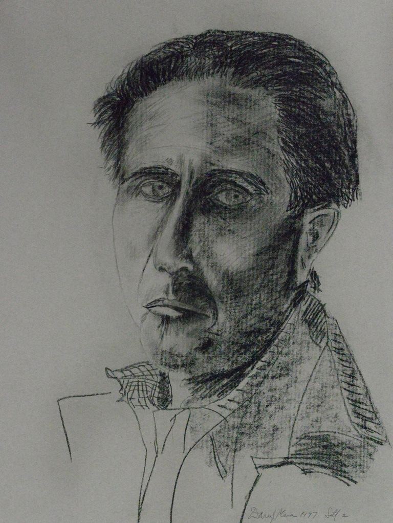 'Self-Portrait' ·Pencil on Paper · 12 x 9" · 1973