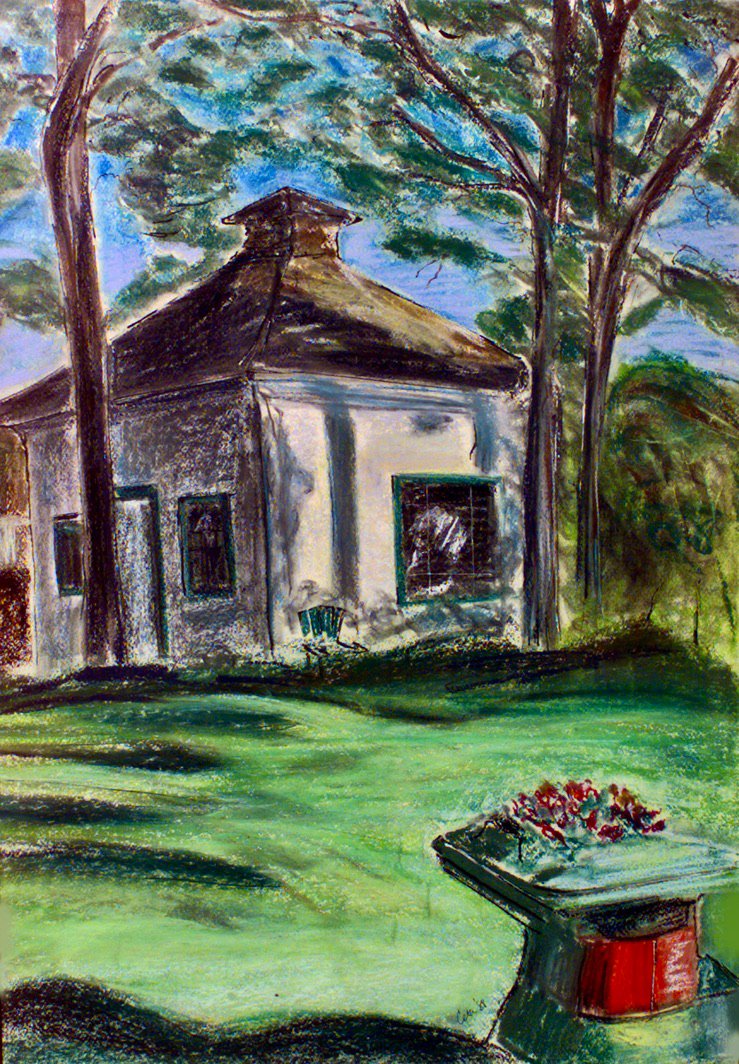 'Icehouse' · Pastel on Paper · 30 x 21" · 1998 