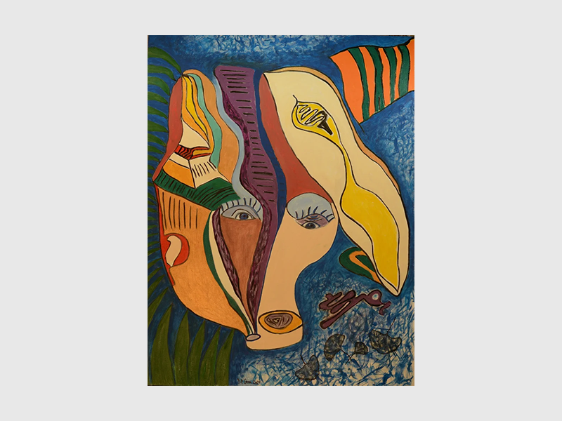 Enchantress, 2024, Oil on Linen, 31 x 41 inches