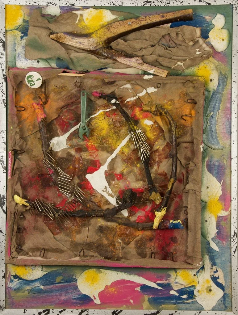 'Da'  Mixed Media · 40 x 30 x 4" · 1998.
