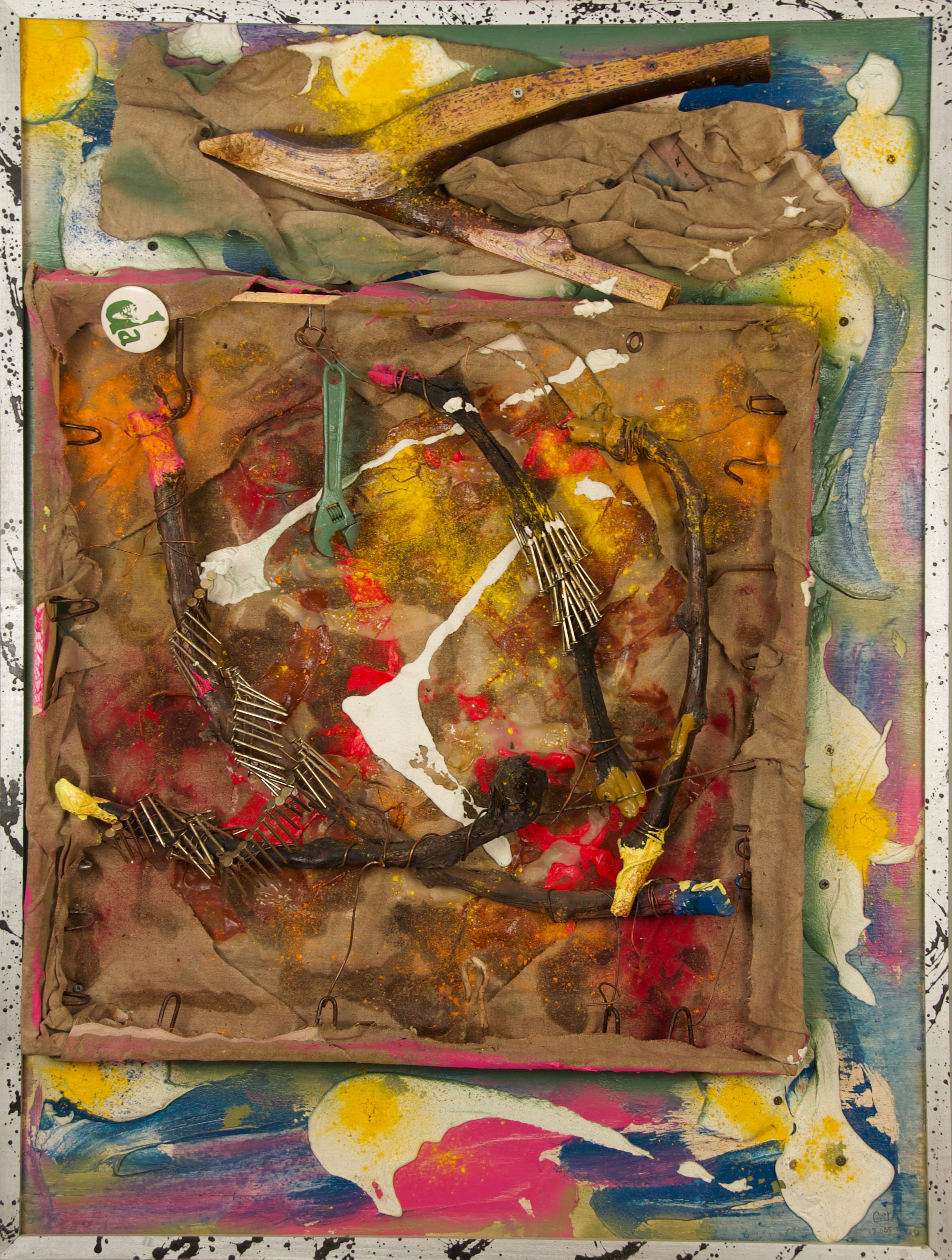 'Da'  Collage · 40" x 30"  1998