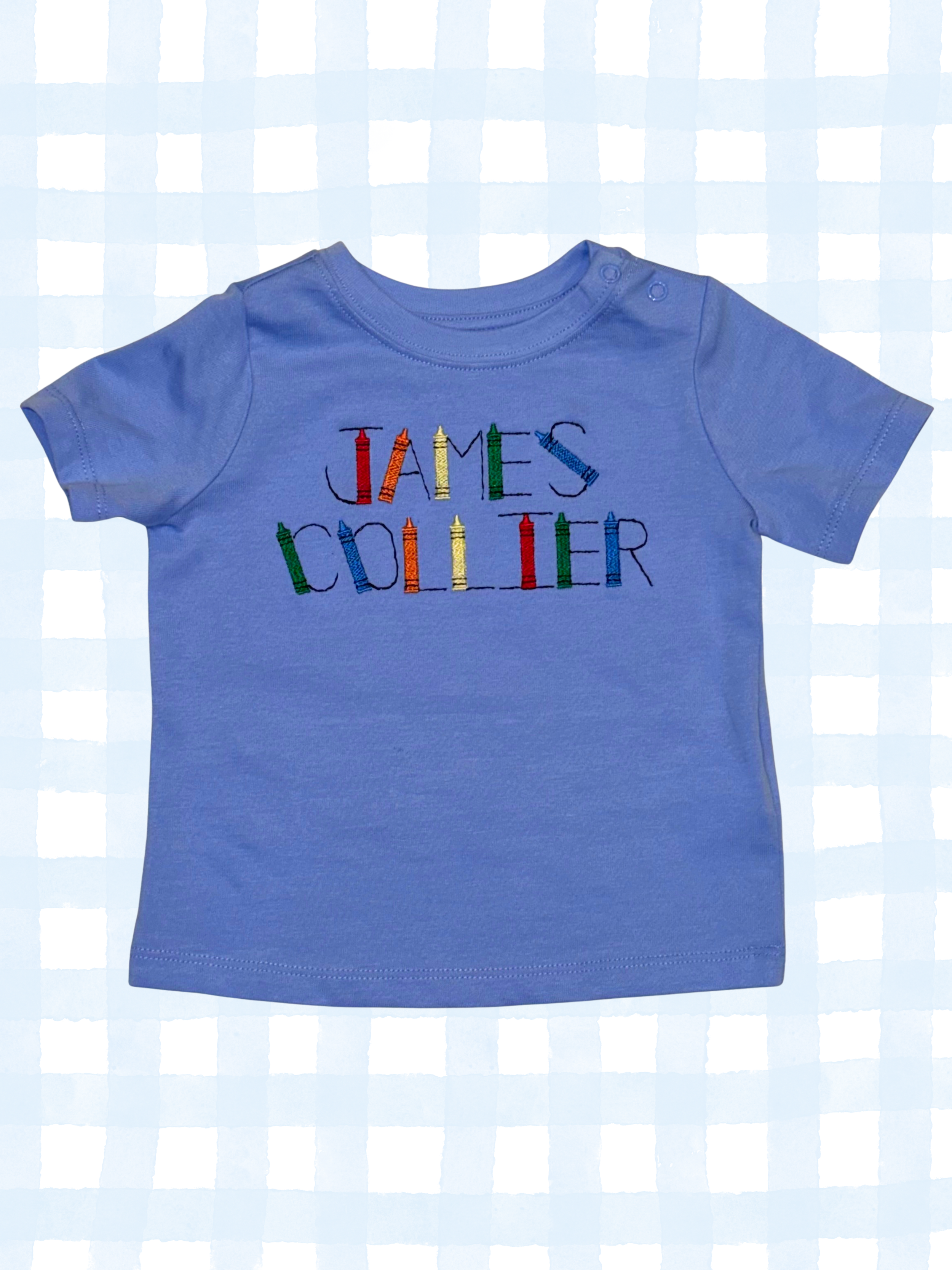 Crayon Name T-Shirt