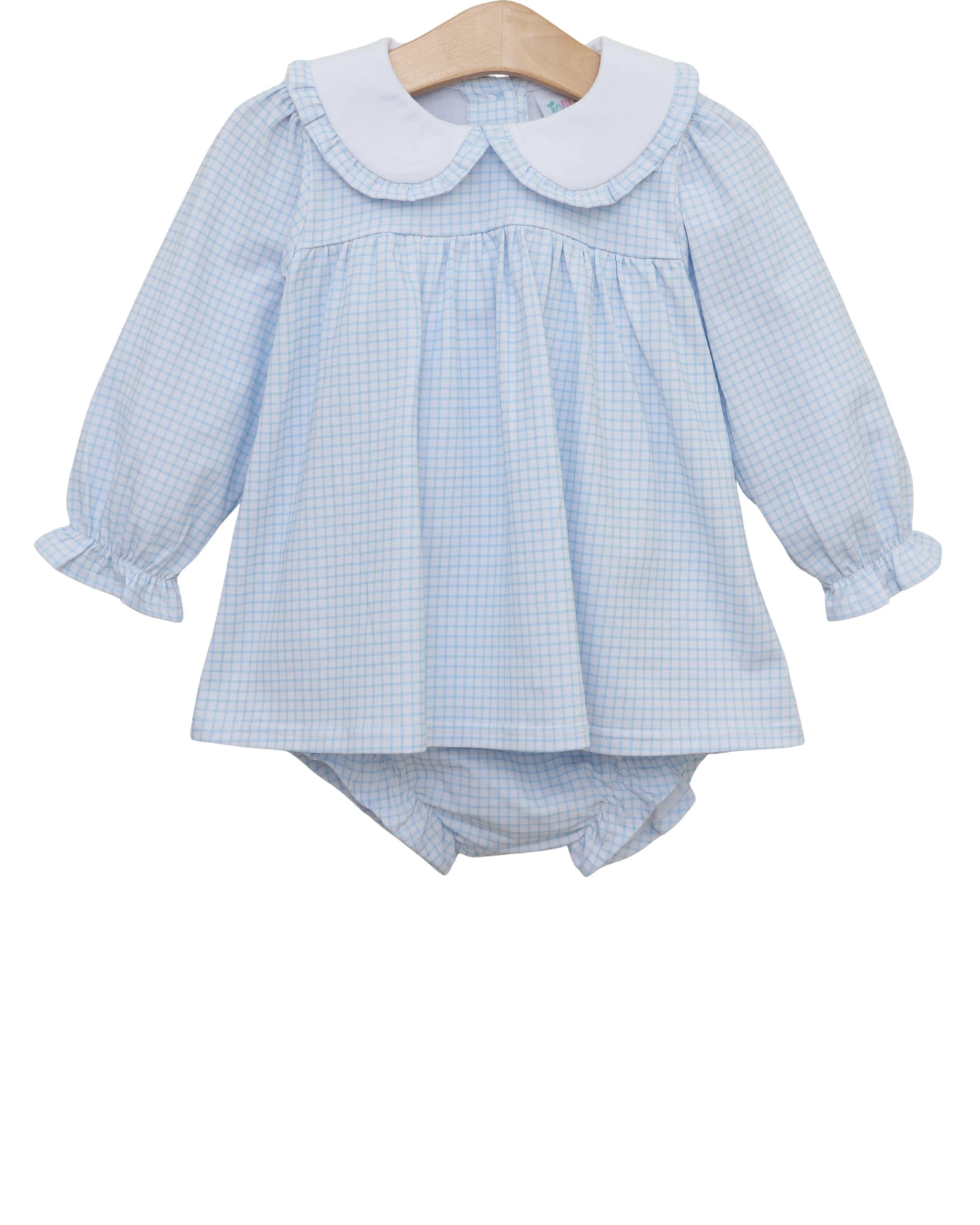 Catherine Window Pane Diaper Set