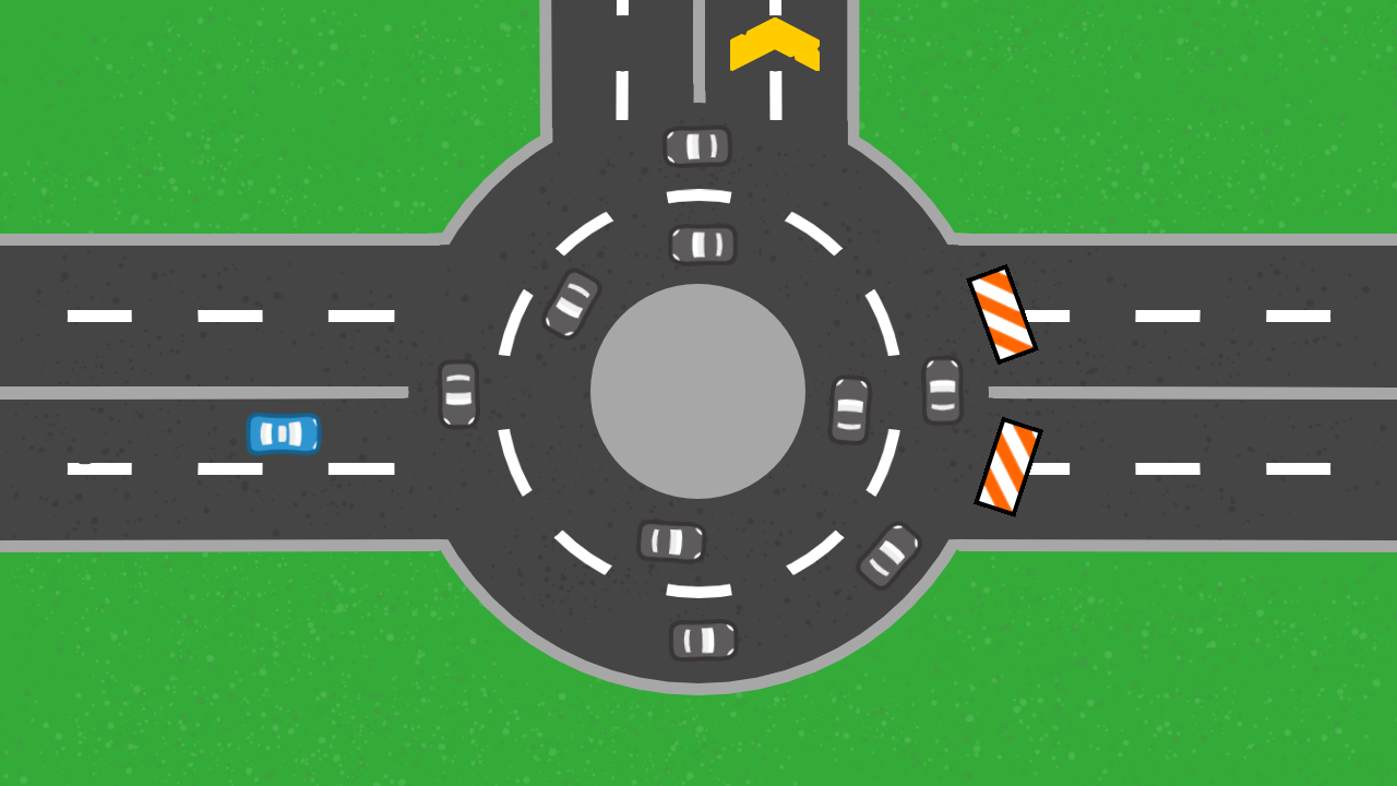 An image of a level of Roundabout