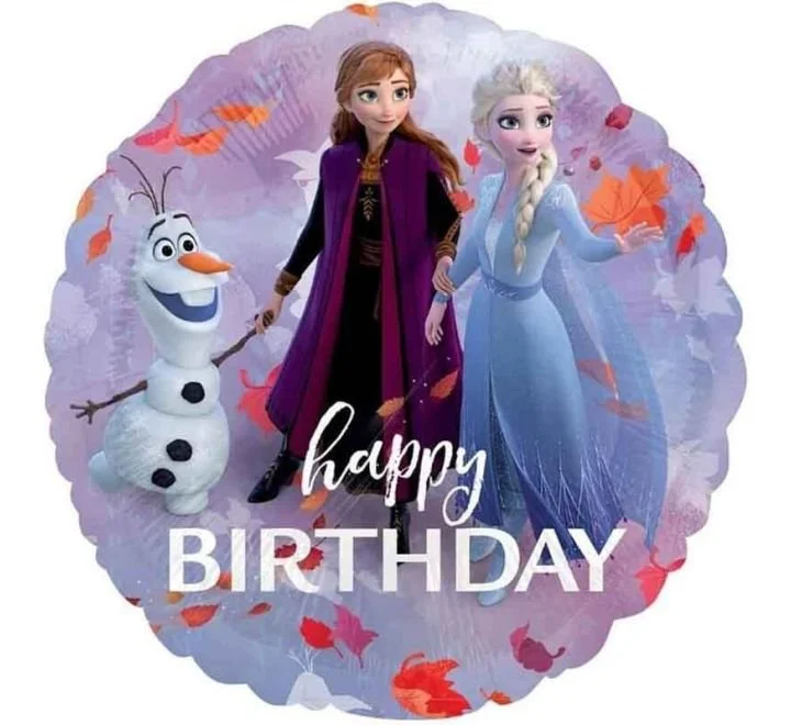 Frozen Happy Birthday Foil Balloon
