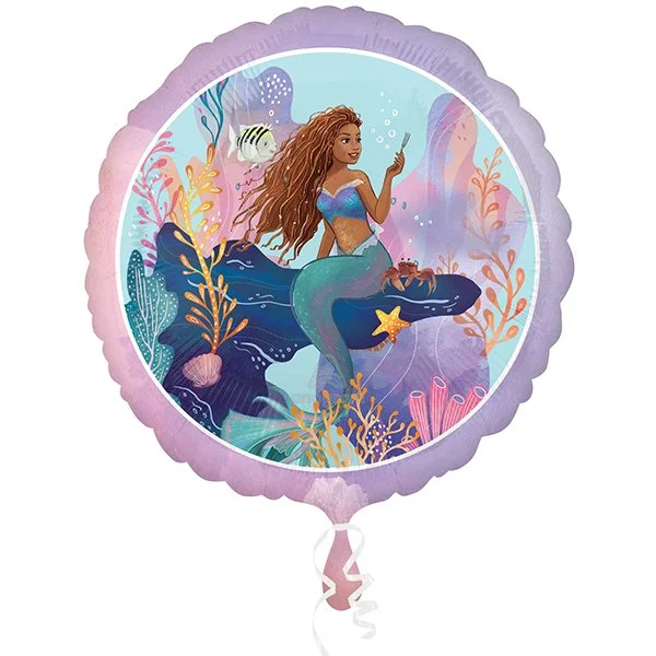 Disney Little Mermaid Live Action Foil Balloon